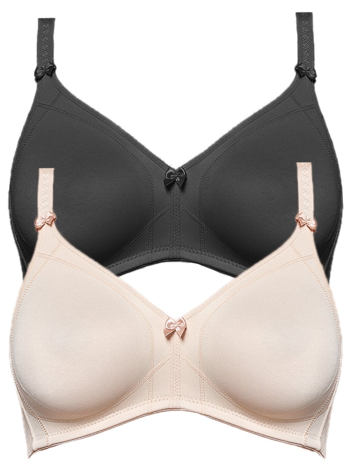 Set: Soft-BH 2er Pack BH ohne Bügel Topsy