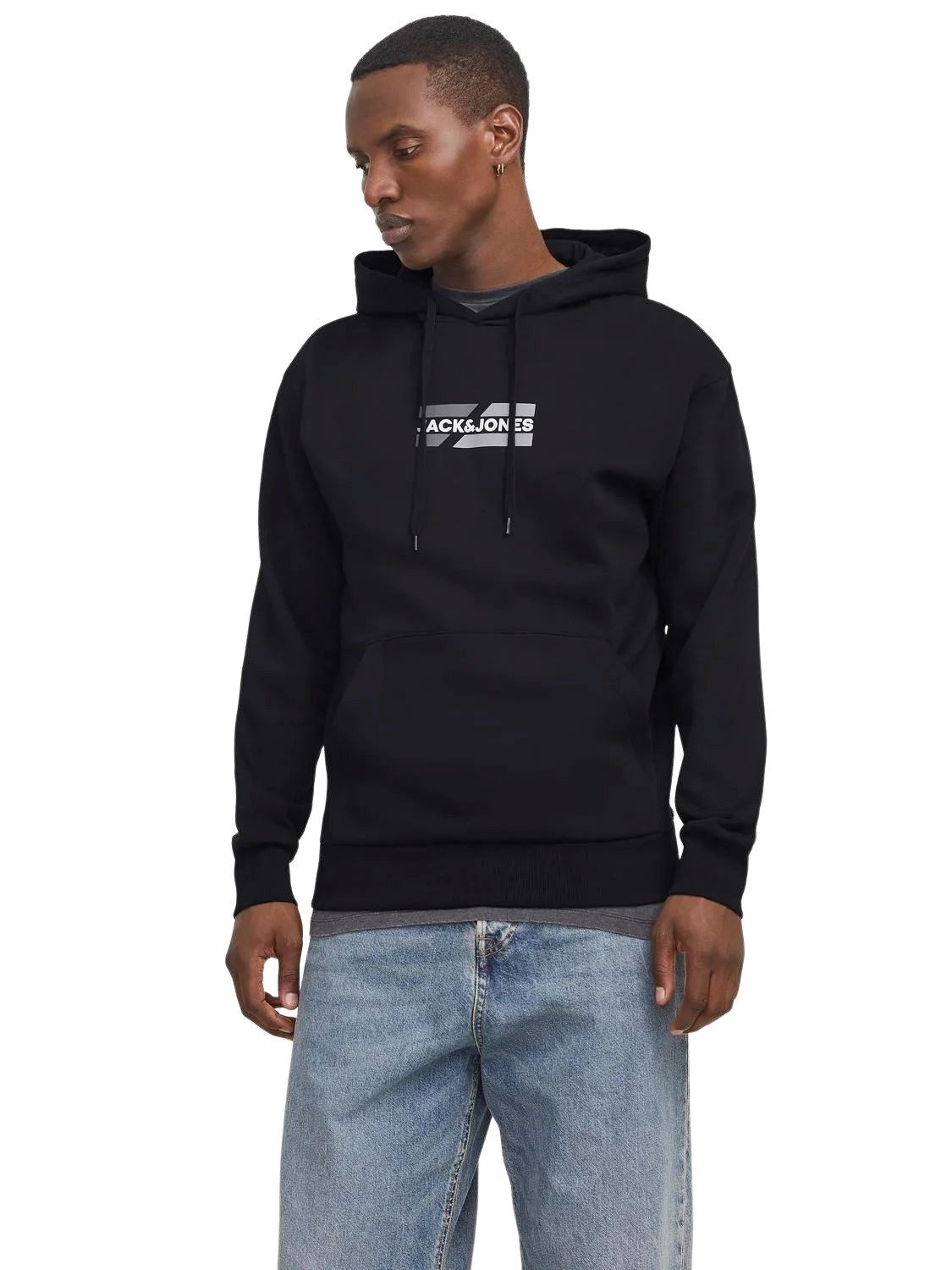 Jack & Jones Hoodie JJECORP GRAPHIC aus Baumwollmix