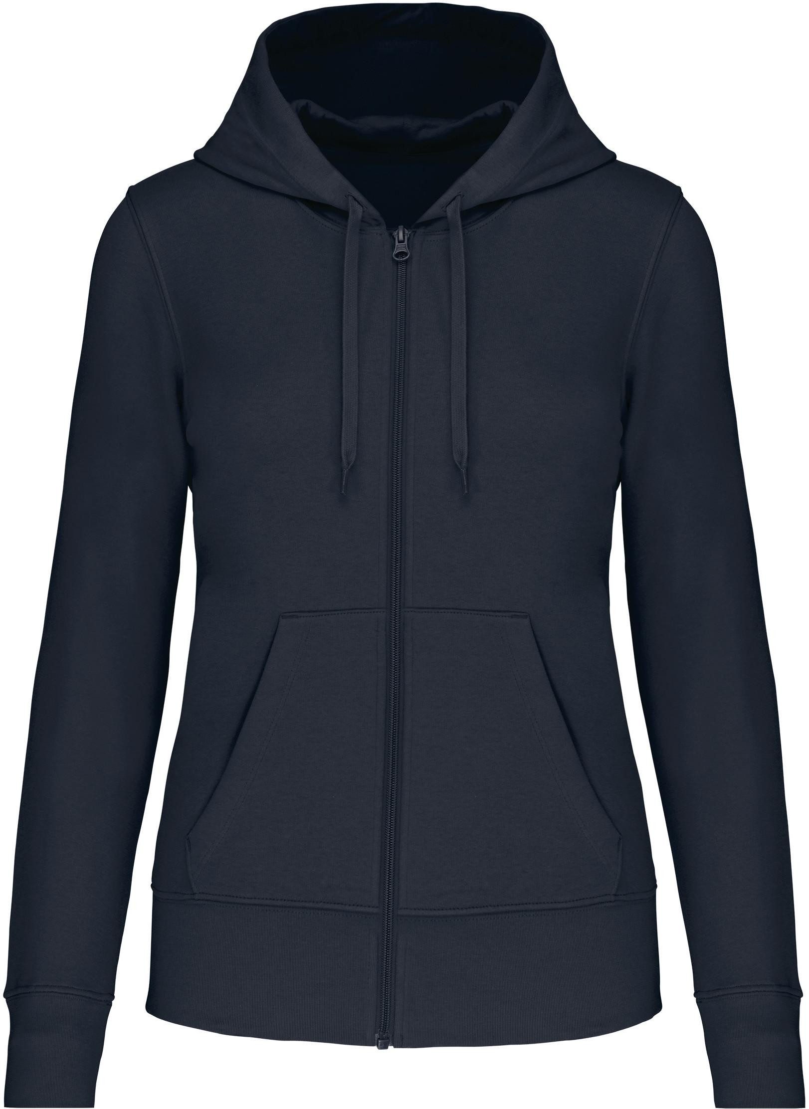 Kapuzensweatjacke Umweltfreundliches Kapuzensweatshirt mit Reißverschluss Dame
