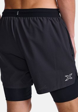 2xU Lauftights Aero 2-in-1 5 (1-tlg)