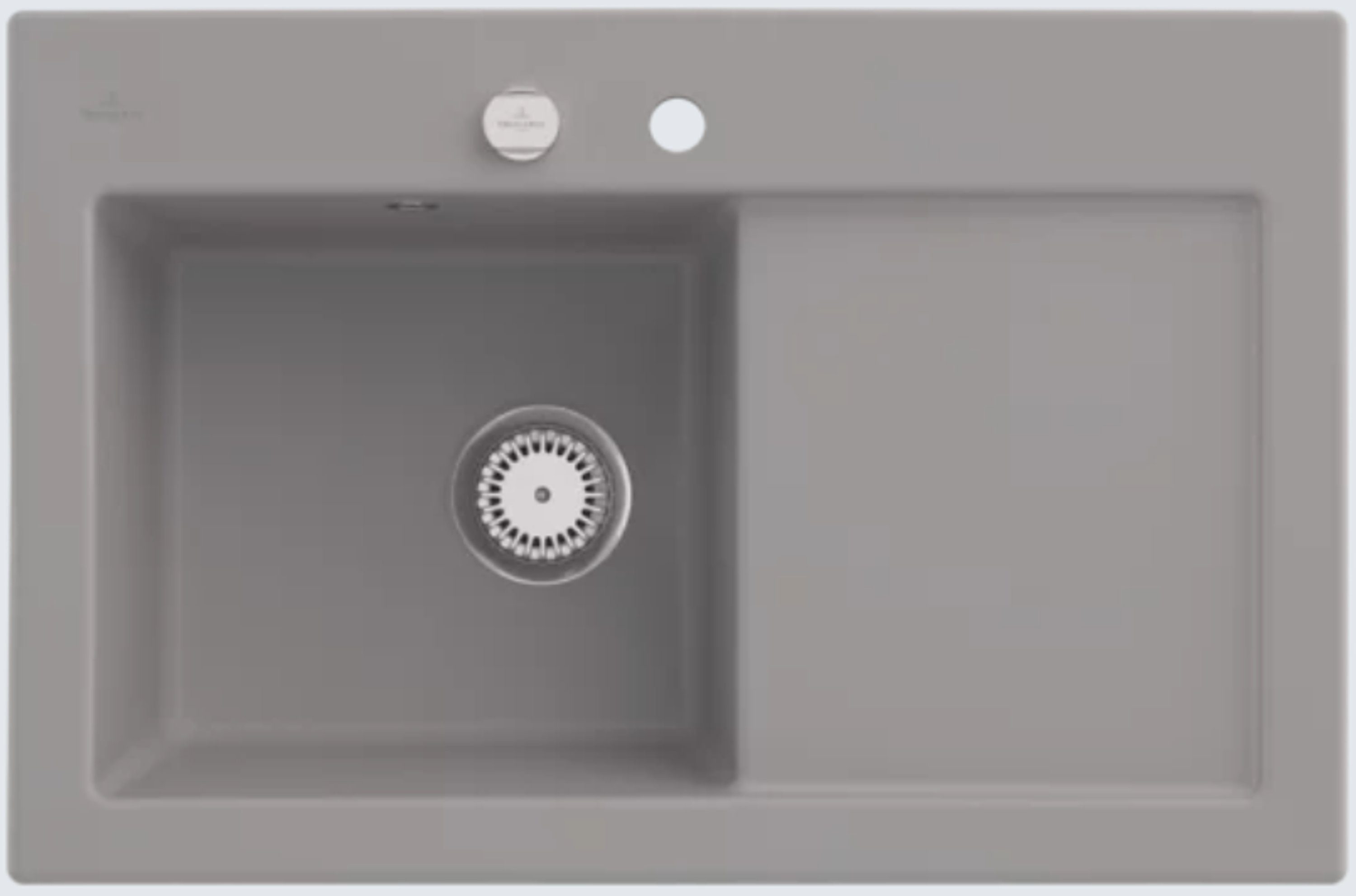 Villeroy & Boch Küchenspüle 6772 02 KD, Rechteckig, 78/22 cm, Subway Serie, Becken links und rechts möglich
