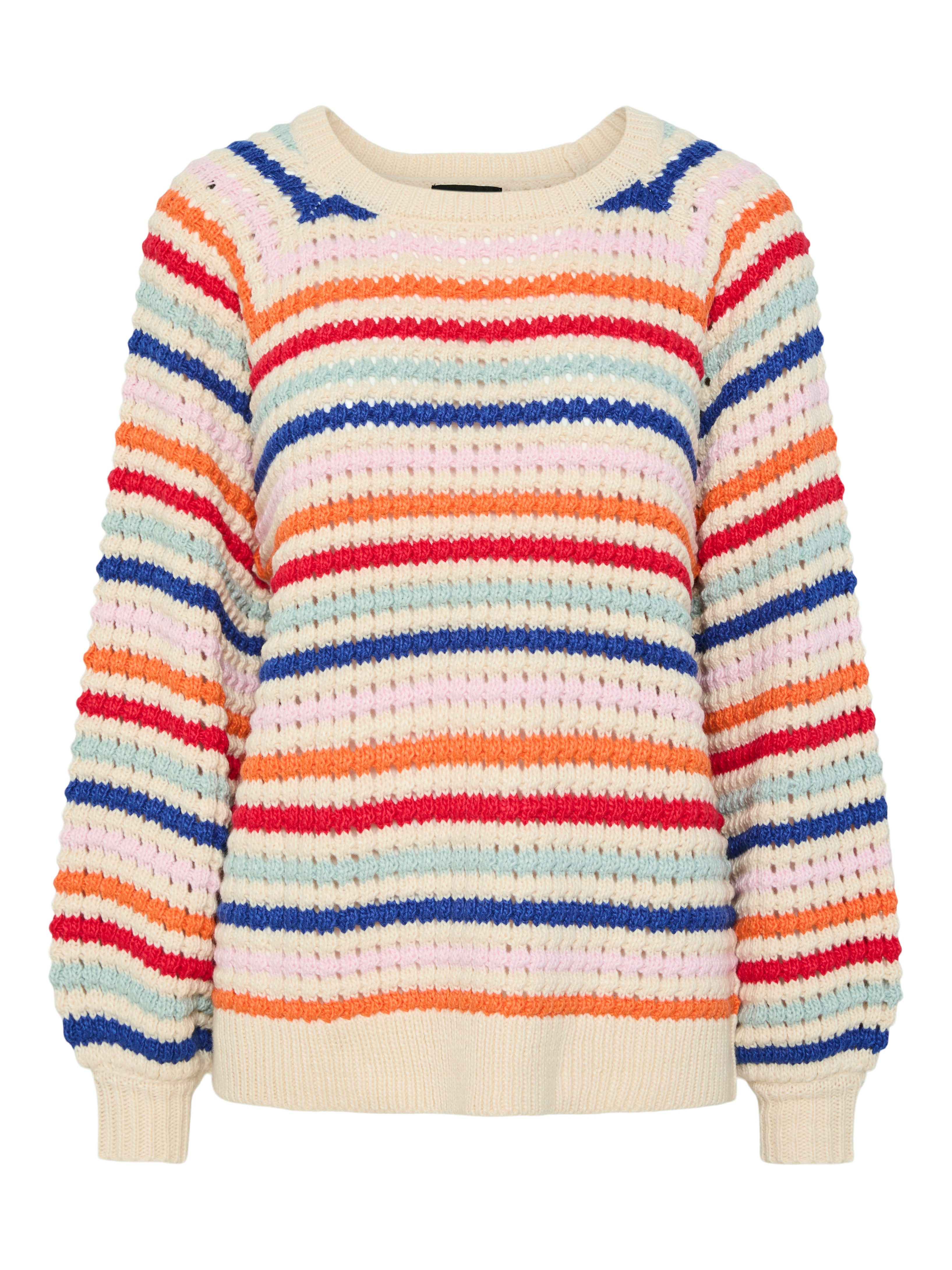 Rundhalspullover PCDOSLA LS O-NECK KNIT MM