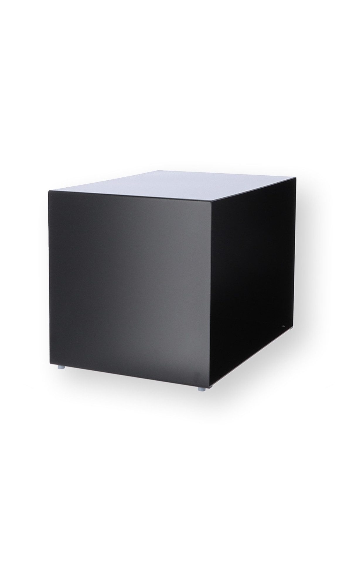 jankurtz Beistelltisch Cubus Metall 50 cm, Schwarz