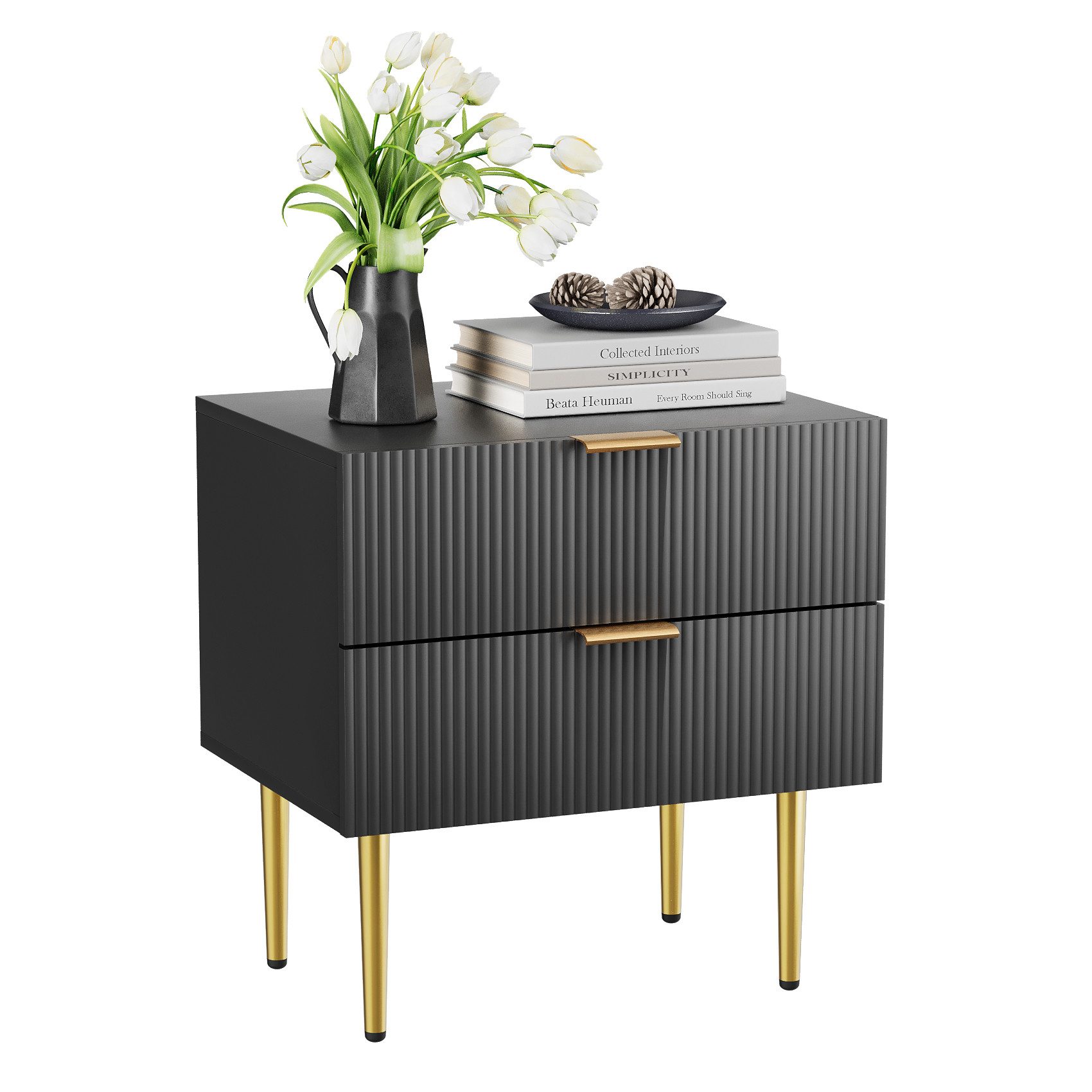Semiocthome Nachttisch im Mid-Century Modern Stil, günstig online kaufen