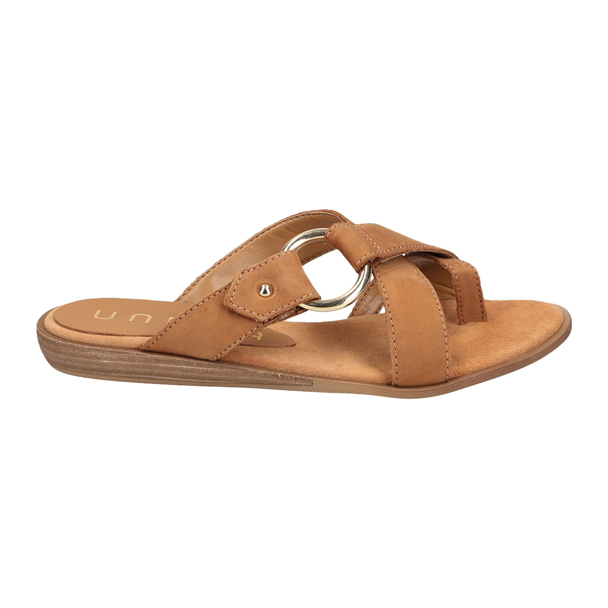 Unisa Unisa ADRIEL_BLU UMBER, Sandaletten, Braun, Damen Sandalette