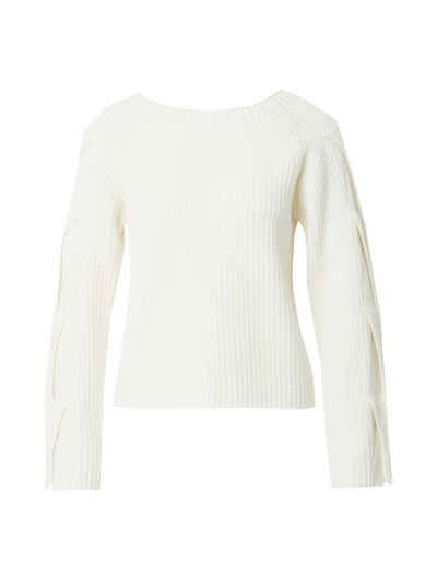 sisley Strickpullover (1-tlg) Lochmuster