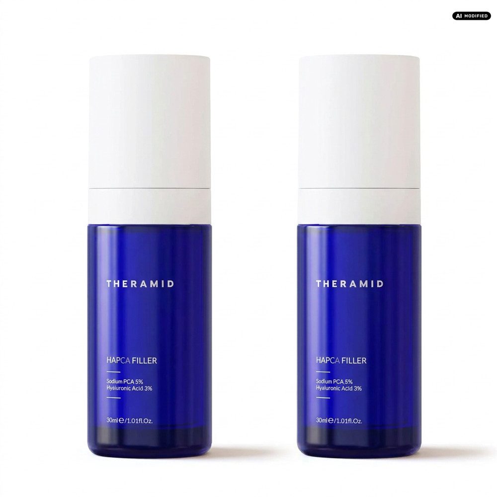 NICHE BEAUTY LAB Gesichtsserum Niche Beauty Lab Theramid HAPCA Filler Serum 2er Set, 1-tlg., Hyaluron-Feuchtigkeitsserum mit 5 % Sodium PCA im Vorteilspack