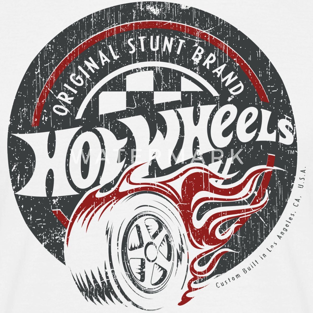 Spreadshirt T-Shirt Hot Wheels Vintage Original Stunt Brand Männer T-Shirt (1-tlg)