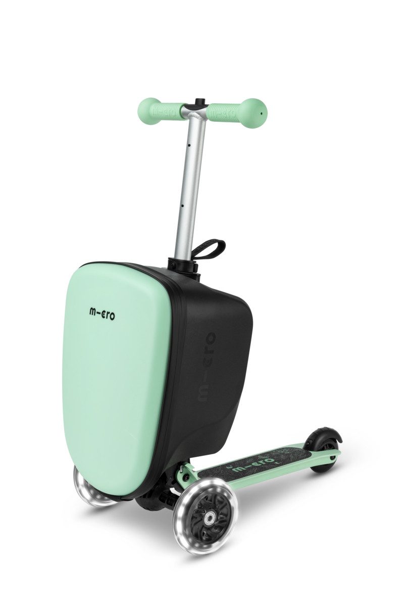 Micro Hartschalen-Trolley micro luggage junior mint