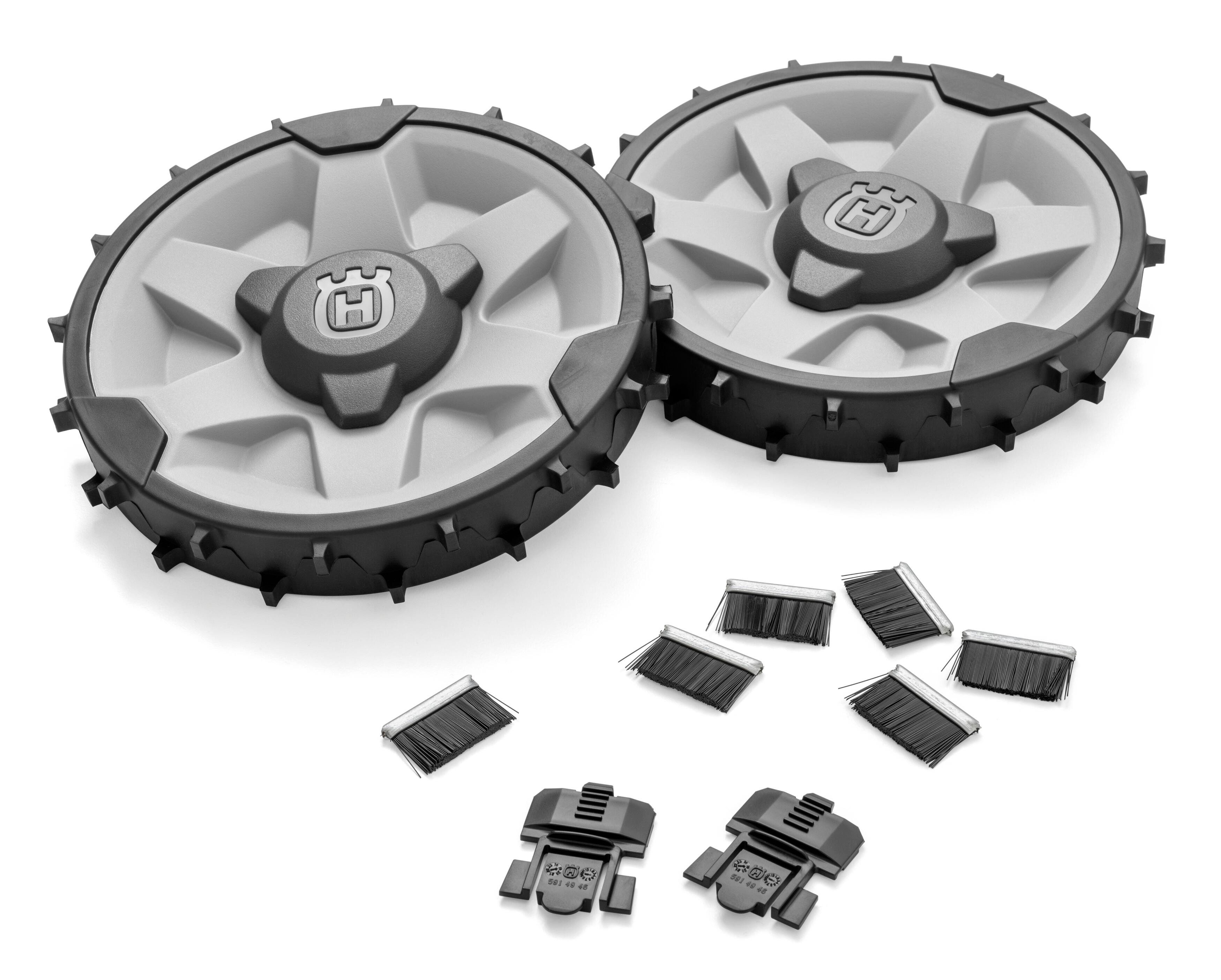 Husqvarna Rasenmähroboter Automower Terrain Kit mit Bürsten, Passend für Automower® 305, 310/315 Mark II, 405/415X