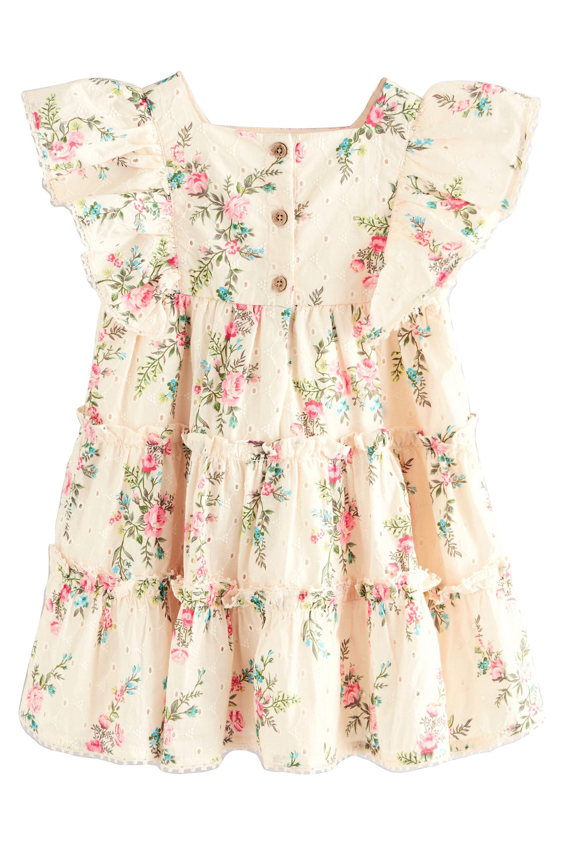 Next Spitzenkleid Print-Kleid mit Lochstickereien 100 % günstig online kaufen