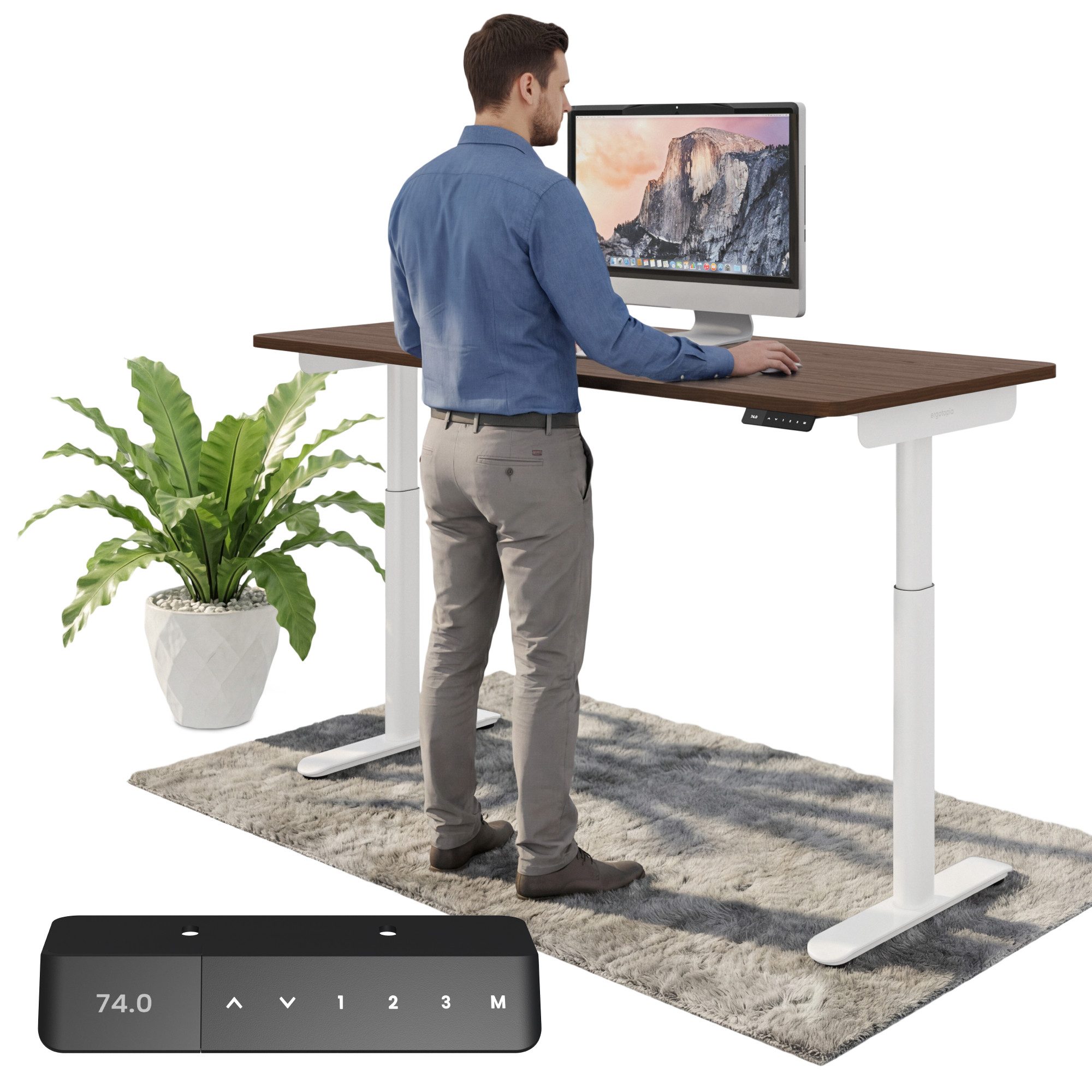 Ergotopia Schreibtisch Desktopia One (elektrisch höhenverstellbarer Schreibtisch)