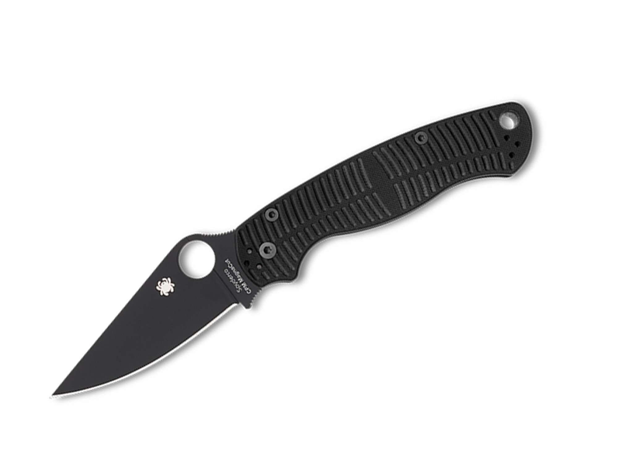 Spyderco Taschenmesser Taschenmesser Para Military 2 Salt Black G10 CPM