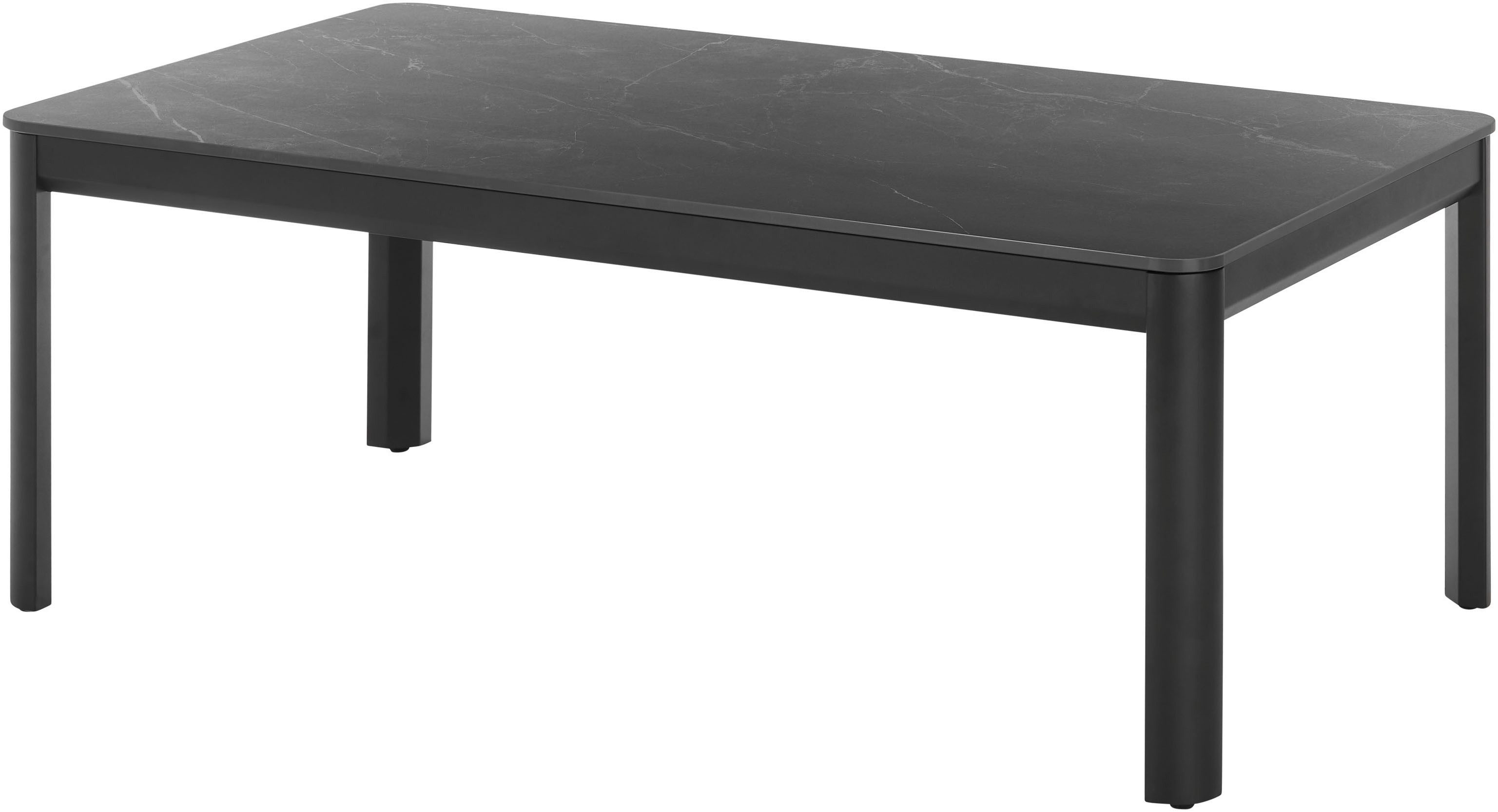 Stolkom Sp.z.o.o. Couchtisch Lenni Wohnzimmertisch Keramik, Schwarz gemaser günstig online kaufen