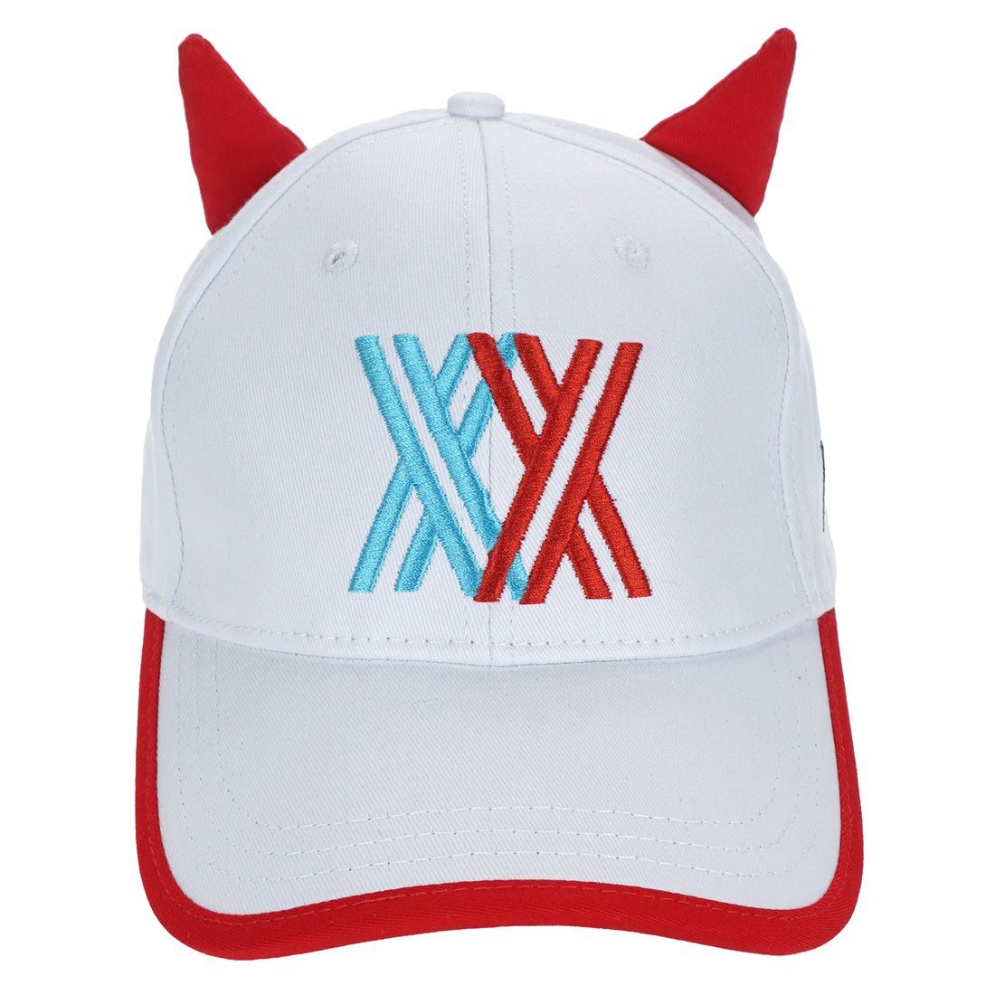 Weißes Stück) (Ein Basecap Zero Two Kappe GalaxyCat mit Schirmmütze Hörnern, Darling Two FranXX für the Hörnen Basecap in mit Zero