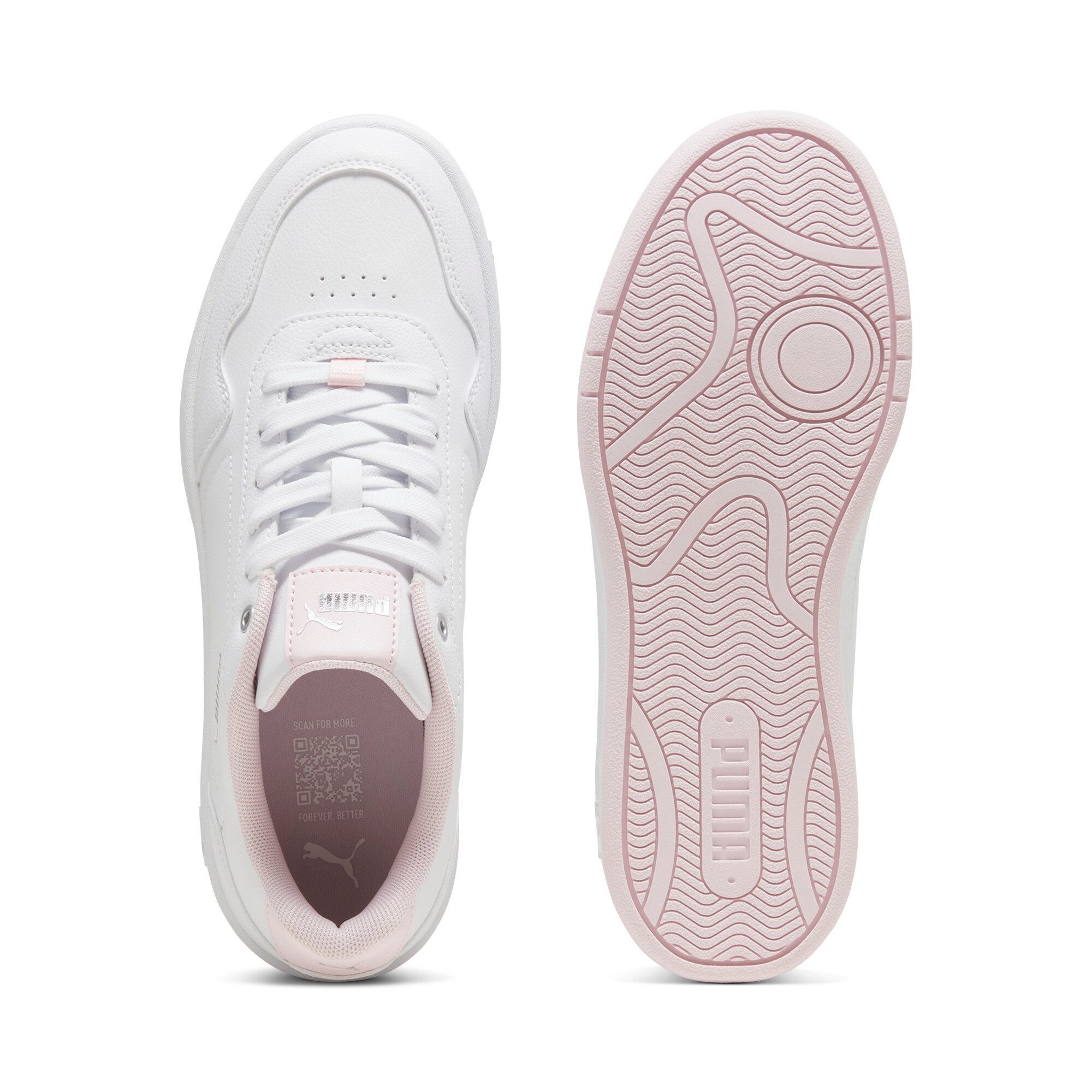 PUMA COURT CLASSY Sneaker mit Schnürung, Gummilaufsohle mit leichtem Profil