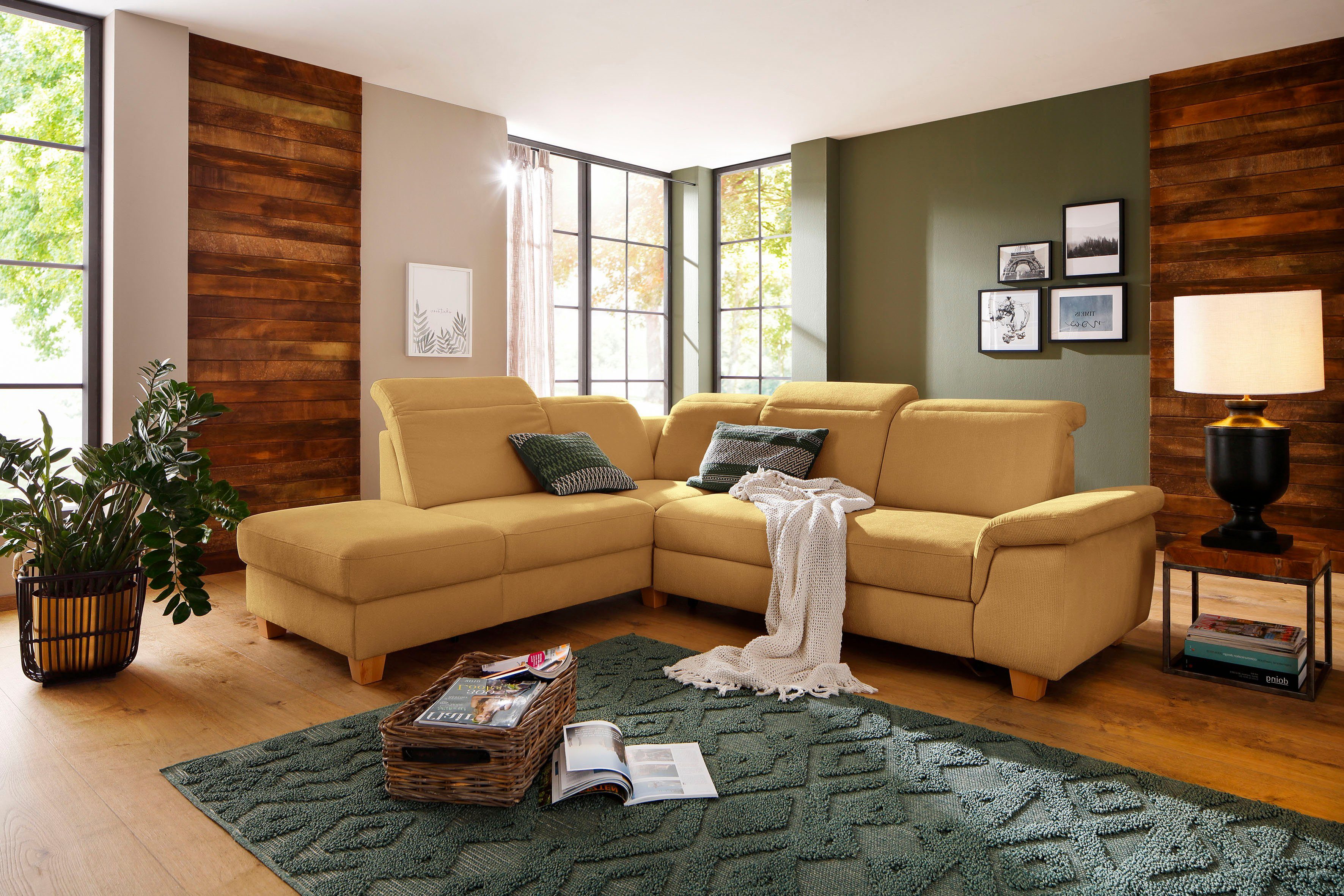 Home affaire Ecksofa Dalia L-Form, mit günstig online kaufen