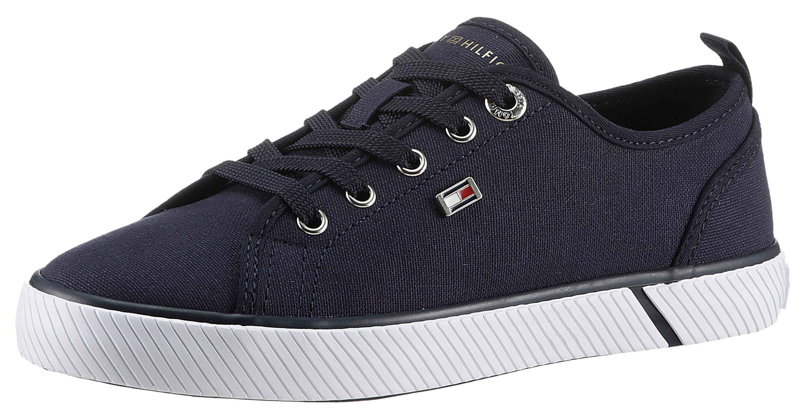 Tommy Hilfiger VULC CANVAS SNEAKER Plateausneaker, günstig online kaufen