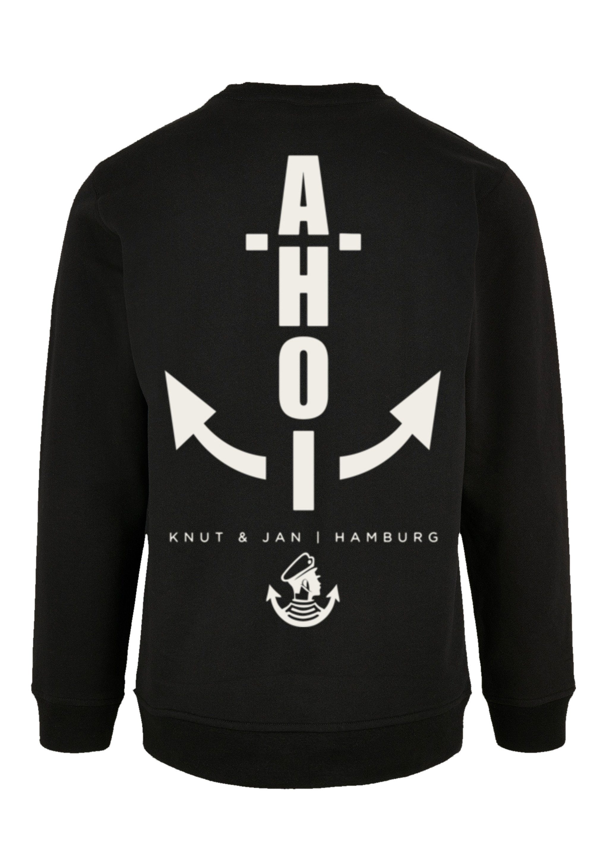 F4NT4STIC Kapuzenpullover Herren Sweatshirt Ahoi Anker Knut & Jan Hamburg  Print | Hoodies