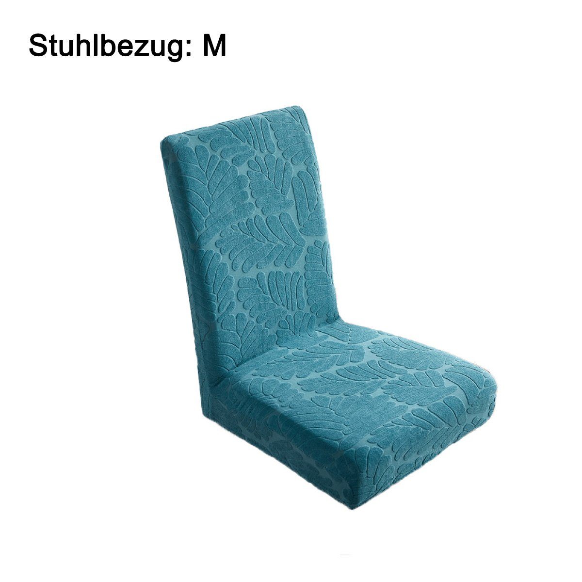 Juoungle Stretch-Stuhlhussen, Möbelschutz, Esszimmerstuhl-Schonbezüge, blau Stuhlhusse