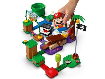LEGO® Konstruktionsspielsteine LEGO® Super Mario™ - Begegnung mit dem Kettenhund, (Set, 160 St)