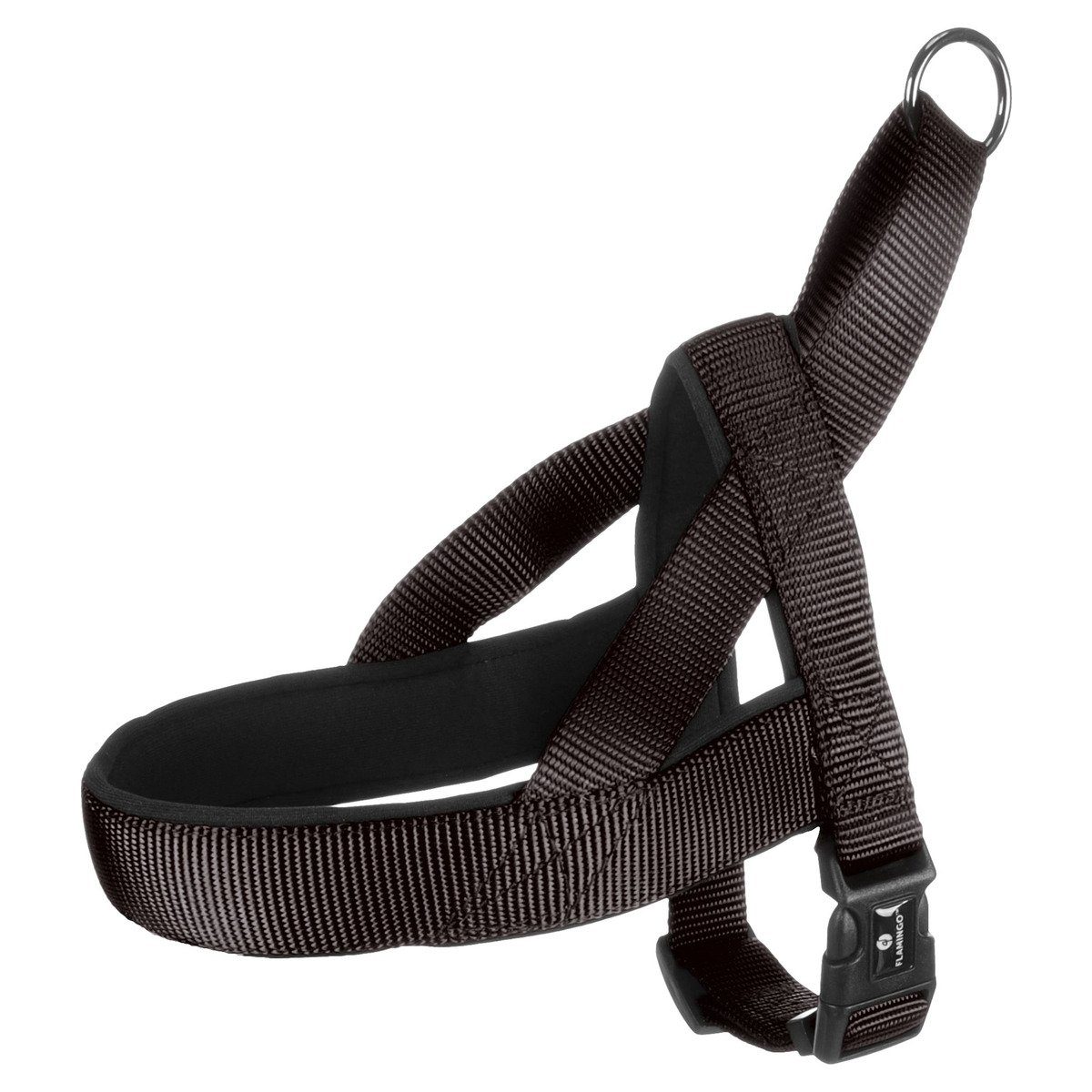 Flamingo Hunde-Geschirr Norweger-Geschirr Abbi schwarz günstig online kaufen