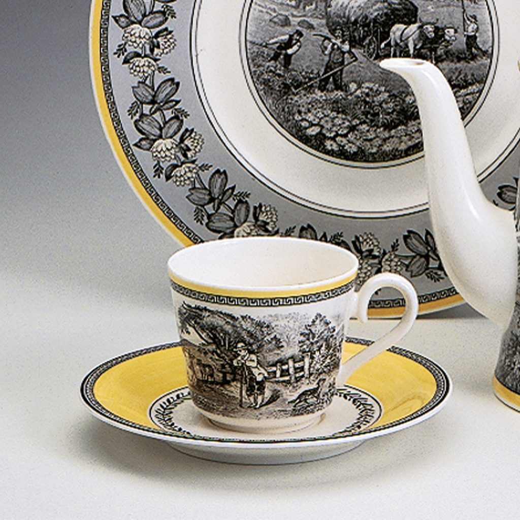 Villeroy & Boch Tasse Audun Ferme Kaffee-/Teetasse, 1-tlg., Porzellan, Premium Porcelain, mikrow.- & spülm.sicher, Made in Germany