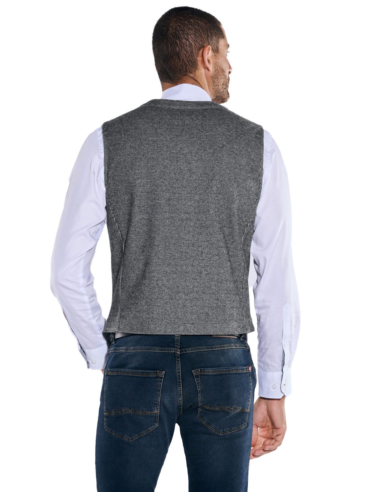 Engbers Anzugweste engbers Herren Sakko-Weste regular, Grau günstig online kaufen