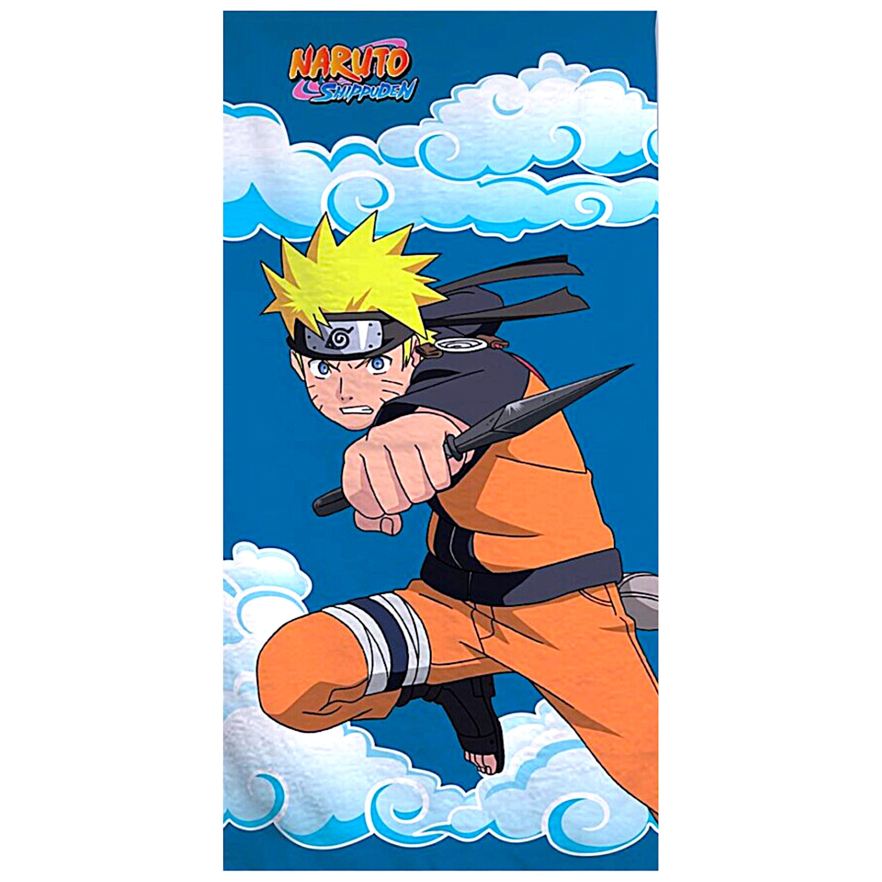 Naruto Badetuch, Mikrofaser, Strandtuch 70 x 140 cm schnelltrocknend