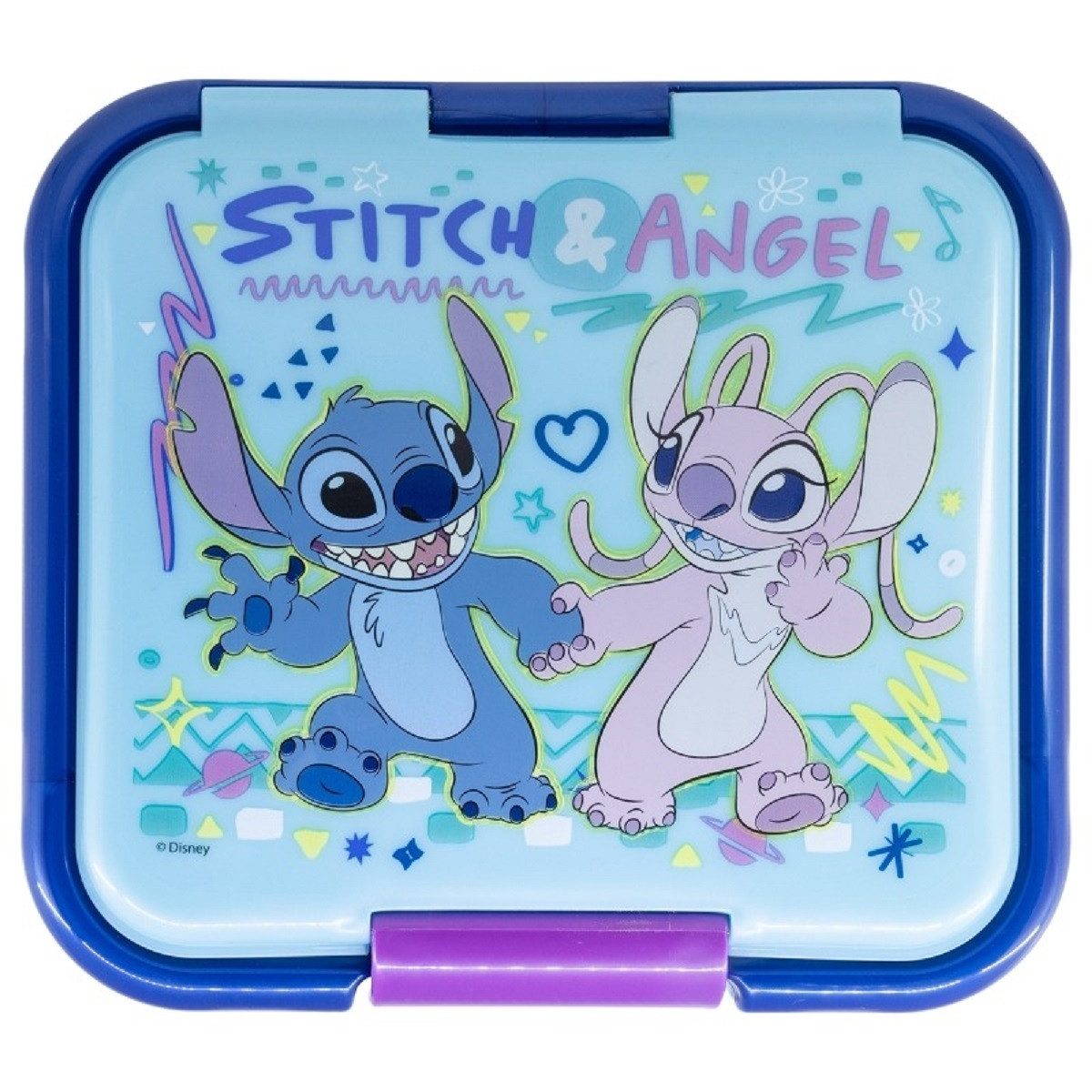 Lilo & Stitch Lunchbox Lilo & Stitch Kinder Brotdose – Lunchbox Pausenbox Schulbrotbox, (Einteilig), Brotzeitdose