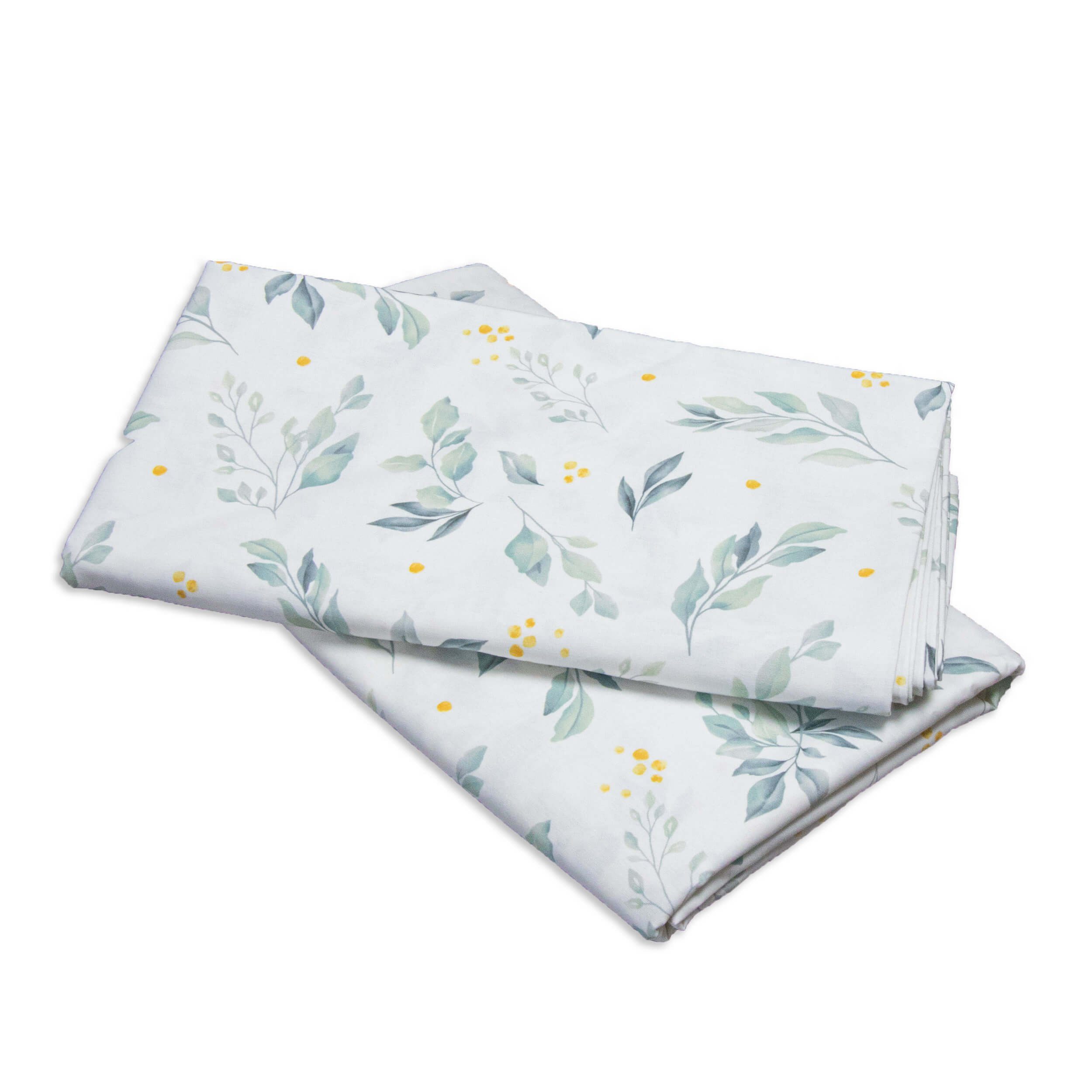 Puckdaddy GmbH Балдахін для ліжка Vorhang-Set Flora (146x298cm) mit Zweige-Muster