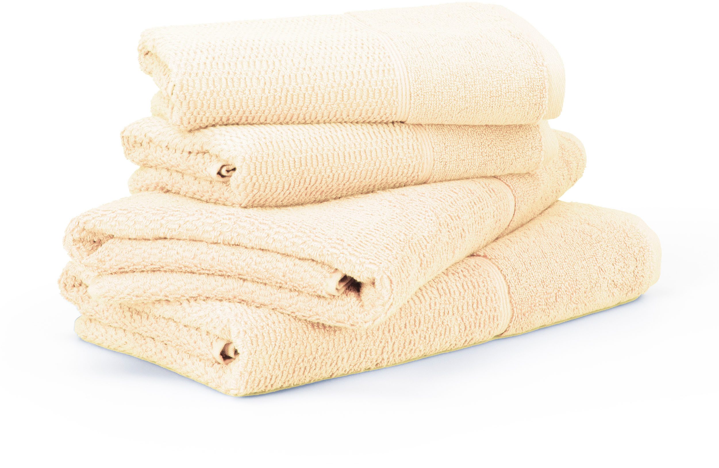 Möve for frottana Handtuch Set "Pearl" Set 4 Stk. Walkfrottier Set: 2x Hand günstig online kaufen