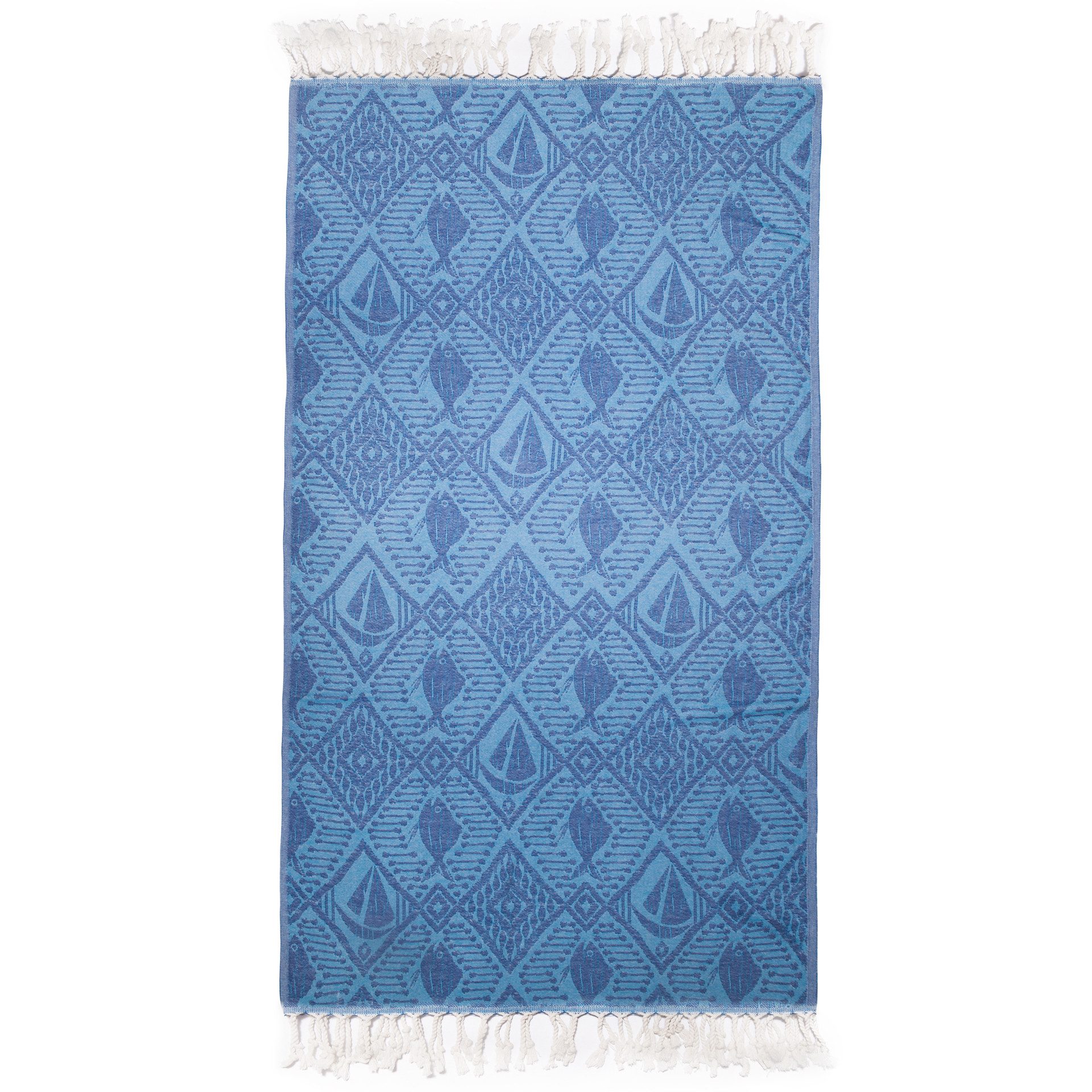 ANEMOSS Saunatuch Anemoss Segelboot Peshtemal,Hamamtuch – Strandtuch, saugfähig & leicht, (1-St)