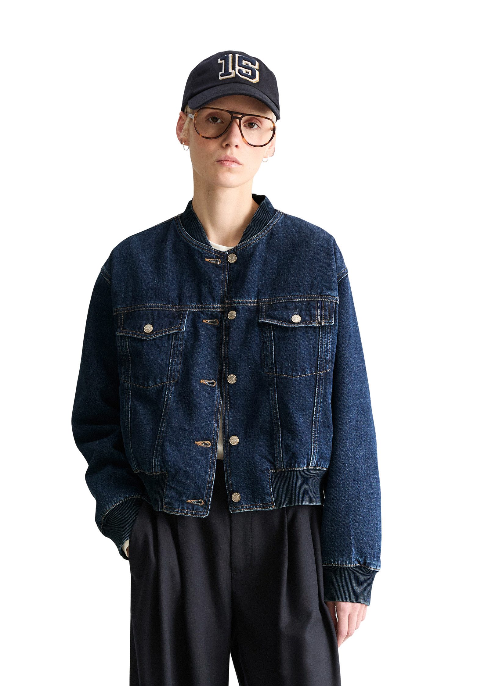 Marc O'Polo DENIM Jeansjacke aus Rigid Denim