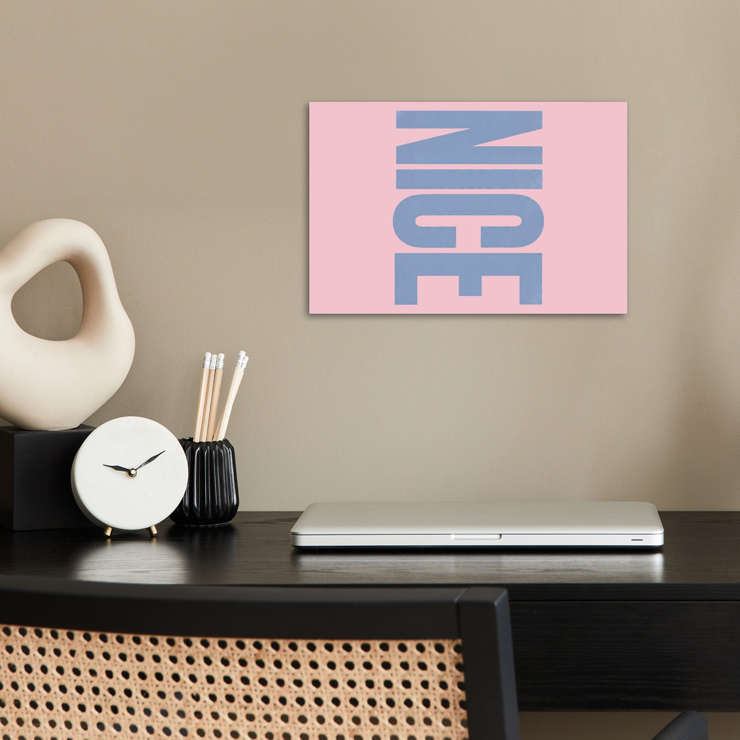 MuchoWow Poster Schön - Lila - Rosa, (1 St), Poster ohne Rahmen, Wandbild, Wandposter, 30x20 cm