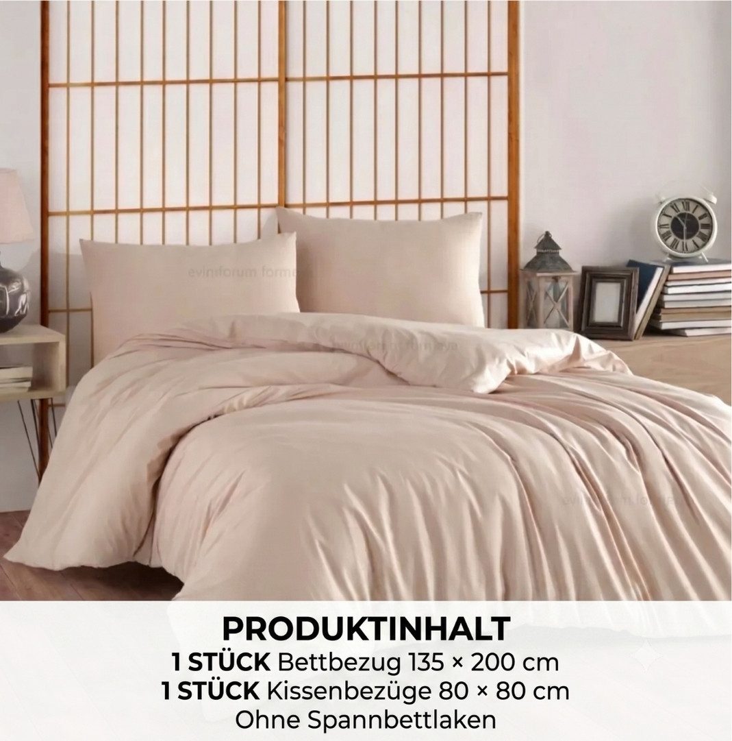 Formeya Bettwäsche Bettwäsche 100% Baumwolle 135x200 cm Einzelbett(ohne Spannbettlaken)