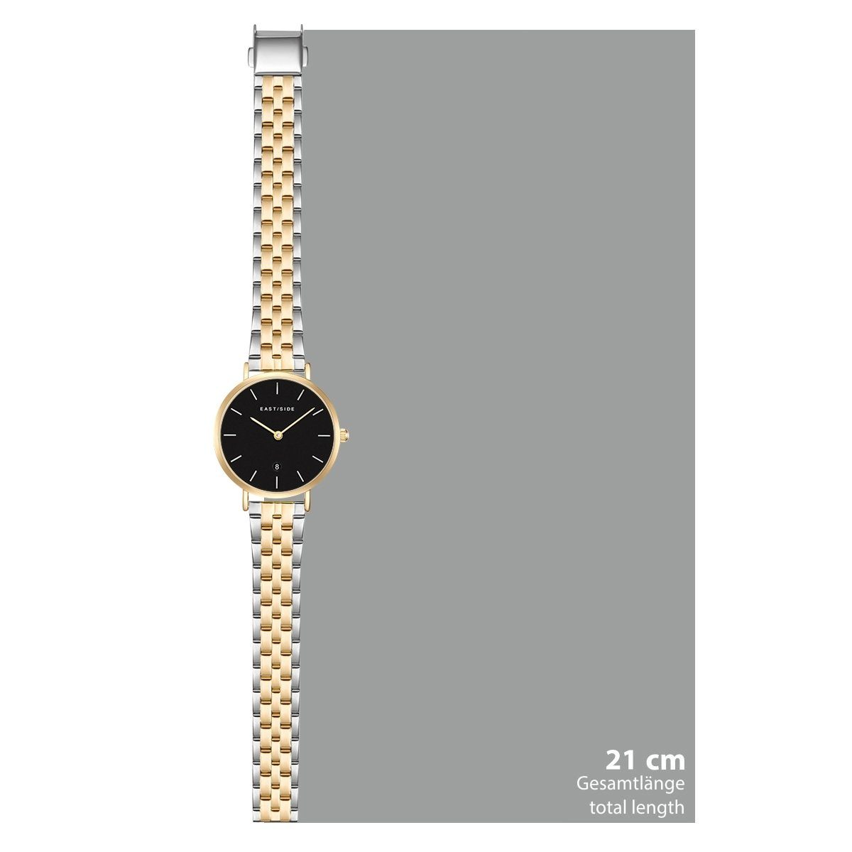 Eastside Quarzuhr Bloomfield silber/gelbgold, mit Edelstahl-Armband – Bild 5 von 5