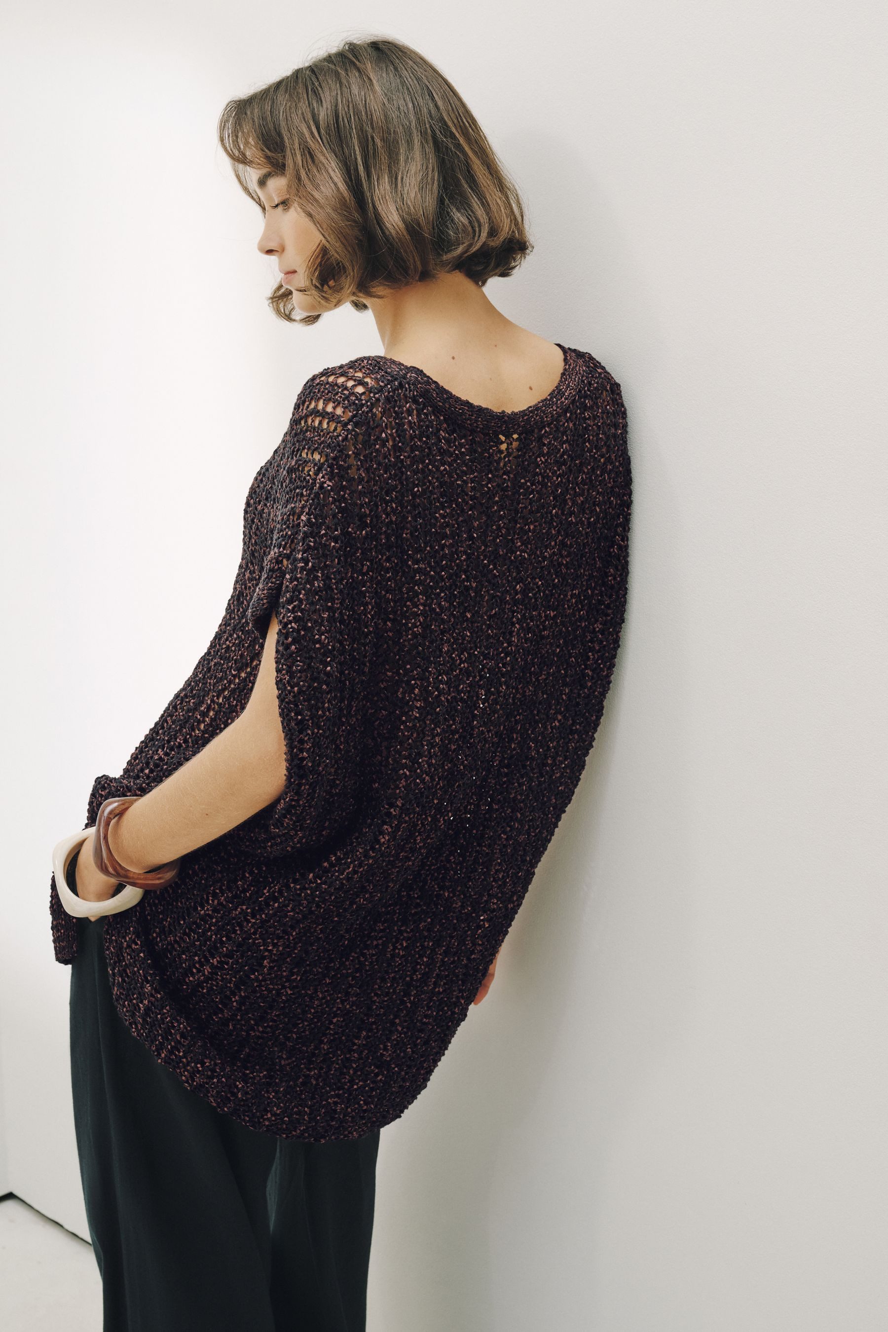 Next Stricktop Gehäkelter Cover-up (1-tlg) – Bild 2 von 5