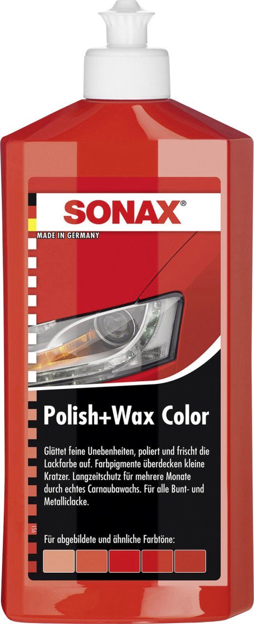 Sonax Sonax Polish & Wax Color rot 500ml Autopolitur