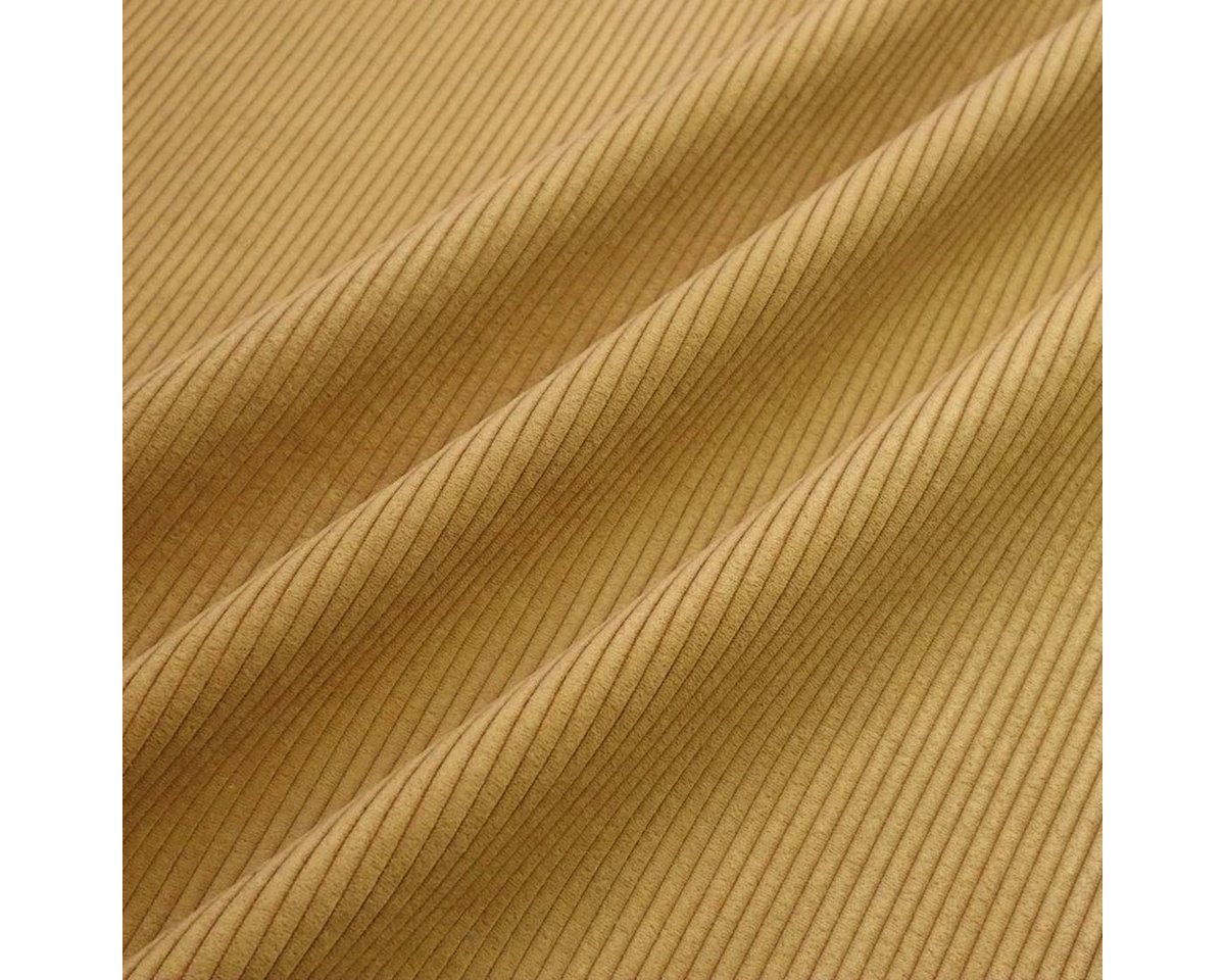 Thumbnail - Stofferia Stoff Polsterstoff Resistant Cord Darven Ocker, Breite 140 cm, Meterware