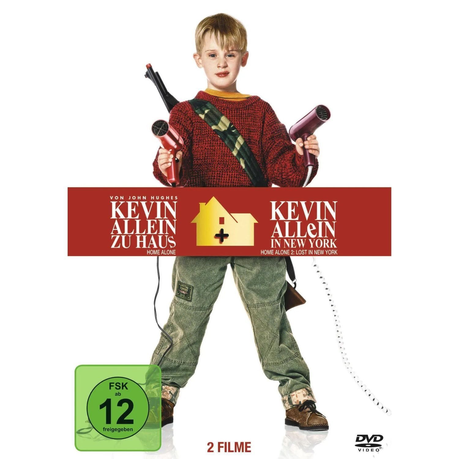 Leonine DVD Kevin - Allein zu Haus / Kevin - Allein in New York (2 Filme, 1 Disc)