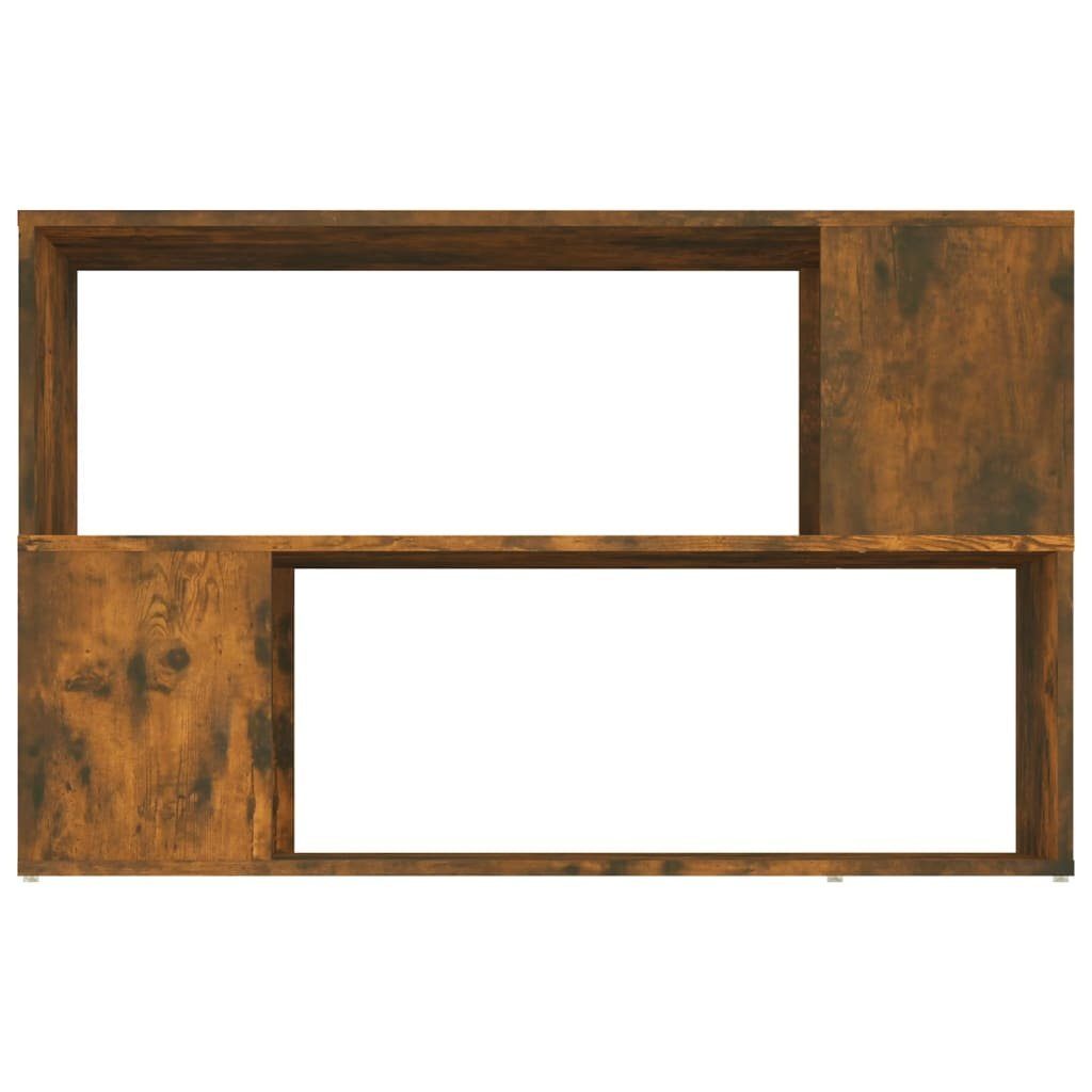 100x24x63 Holzwerkstoff, Bücherregal vidaXL 1-tlg. Bücherregal cm Räuchereiche