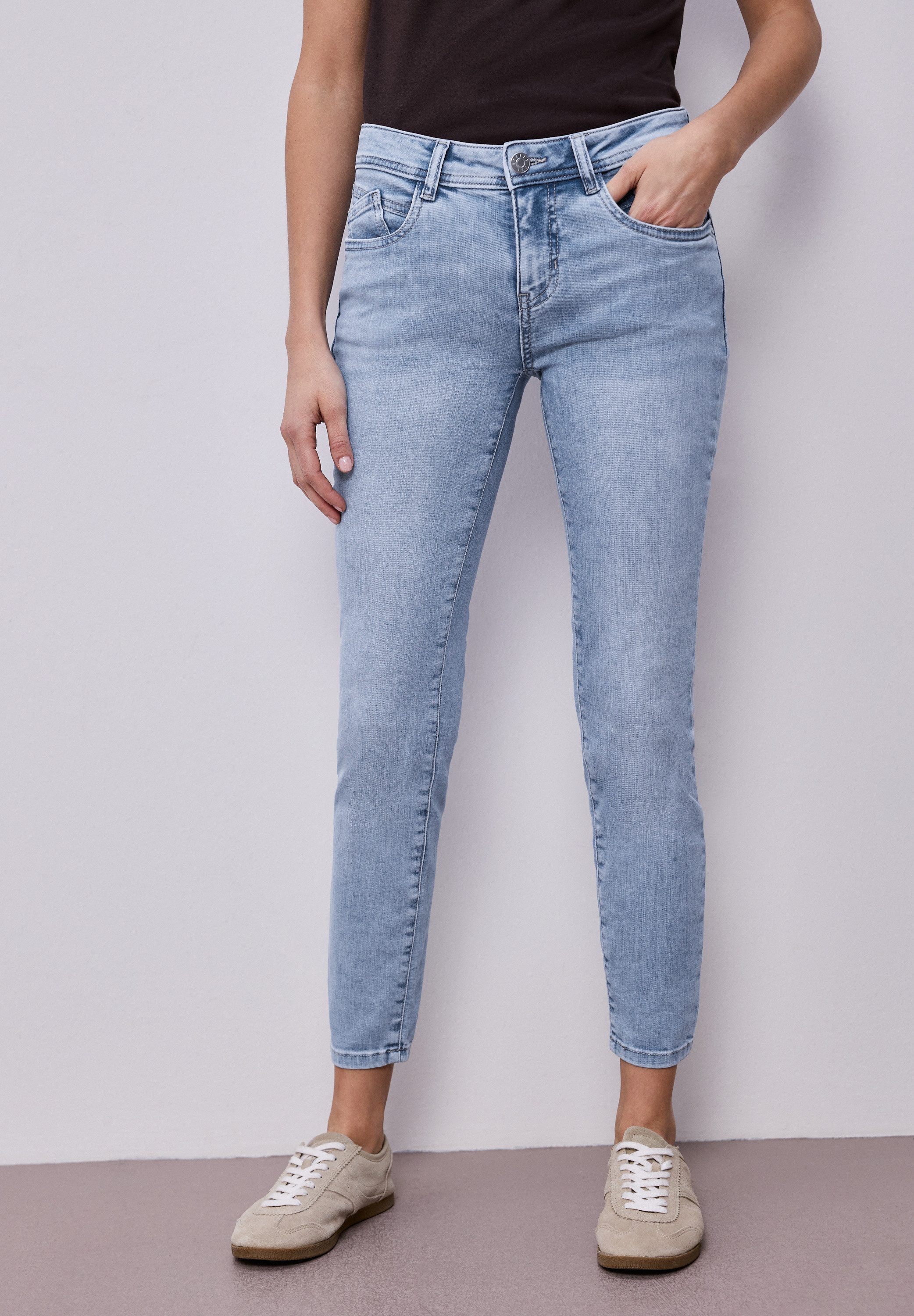 STREET ONE Slim-fit-Jeans Style York im Five-Pocket Style günstig online kaufen