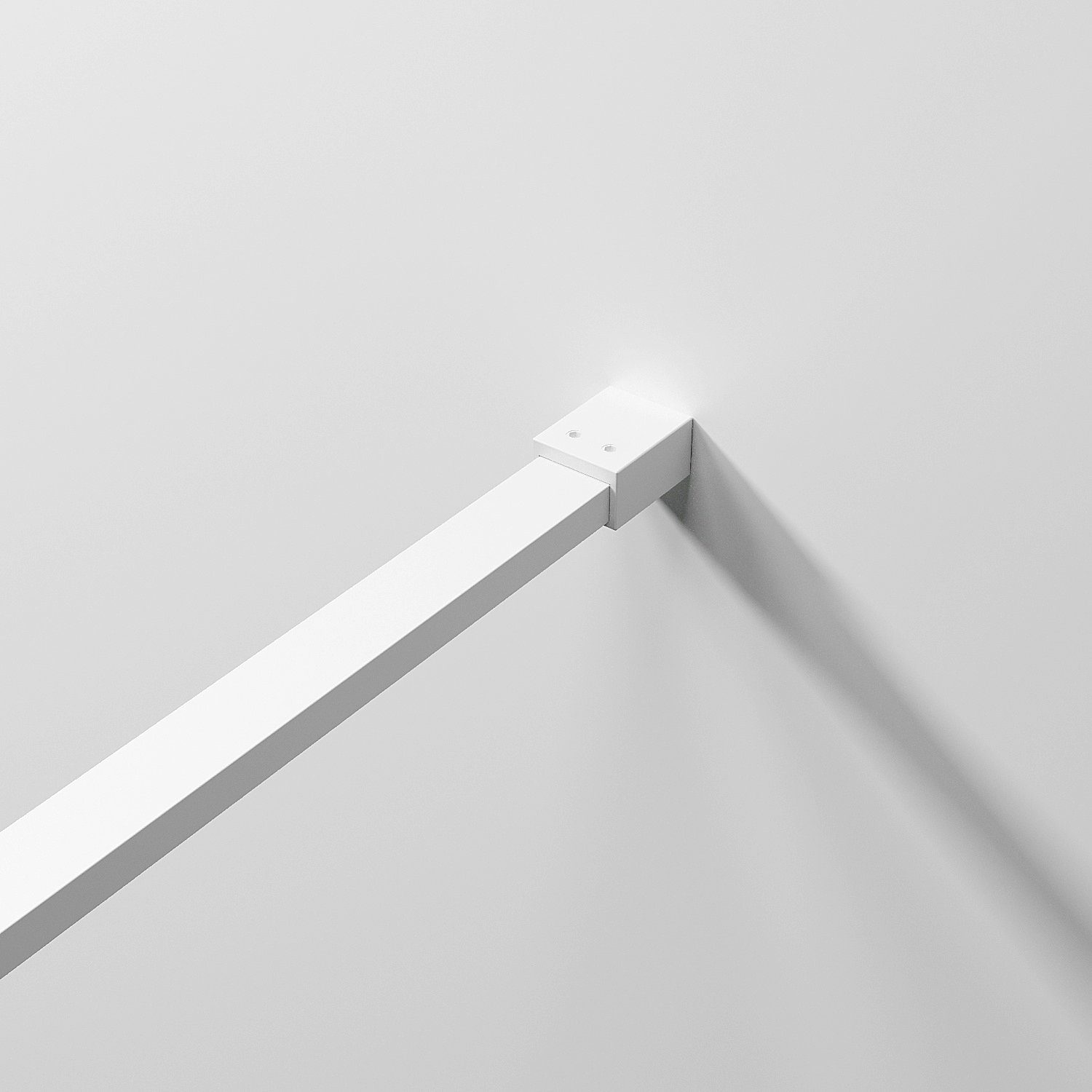 AQUABATOS Duschwand Duschabtrennung walk in Dusche Duschtrennwand Glasduschwände, 8 mm Einscheibensicherheitsglas (ESG), Aluminiumprofile in Gold/Weiß/Schwarz/Chromoptik/Grau, Klarglas,Lotuseffekt