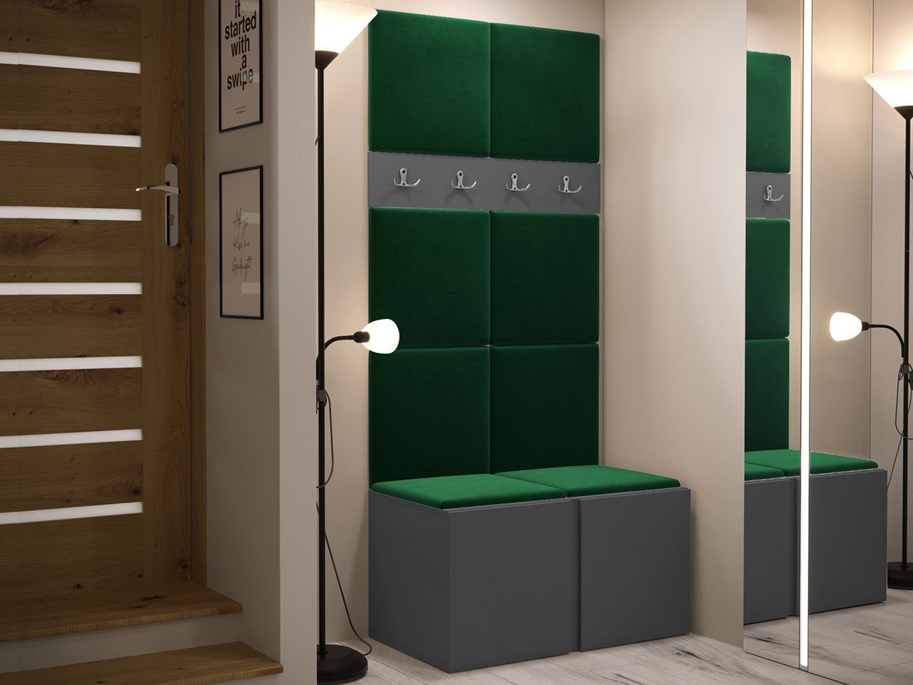 MIRJAN24 Garderoben-Set Orion IV, (Komplett-Set, mit günstig online kaufen