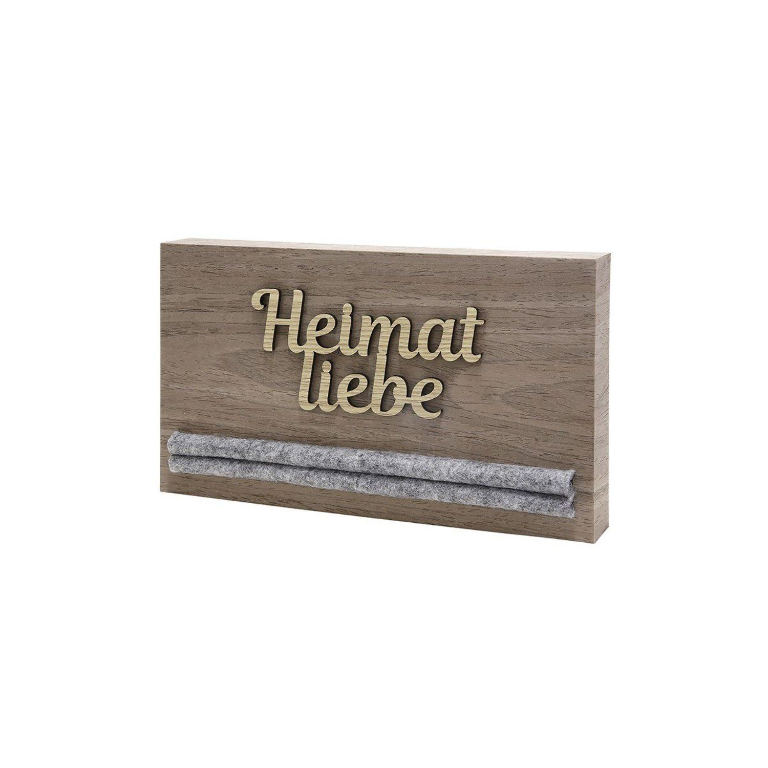 GILDE Schlüsselbrett Schlüsselbrett 'Heimatliebe' 43481
