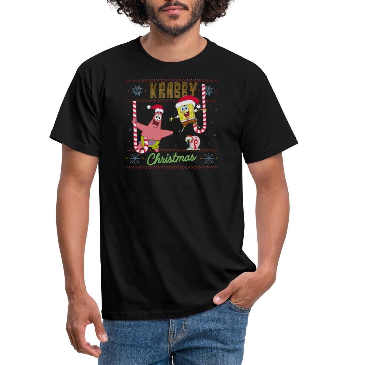 Spreadshirt T-Shirt SpongeBob Schwammkopf Krabby Ugly günstig online kaufen