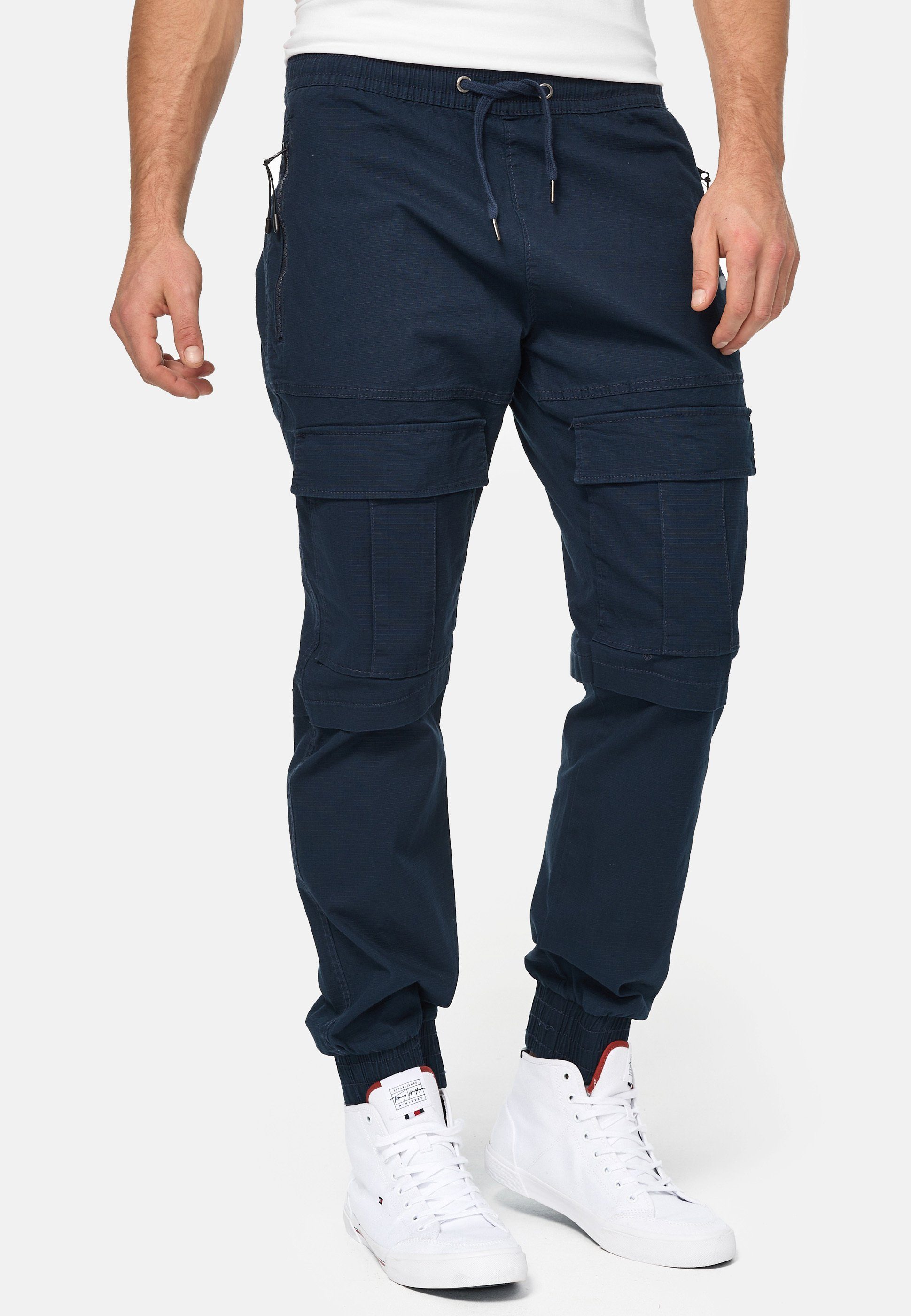 Indicode Cargohose Dennis Navy