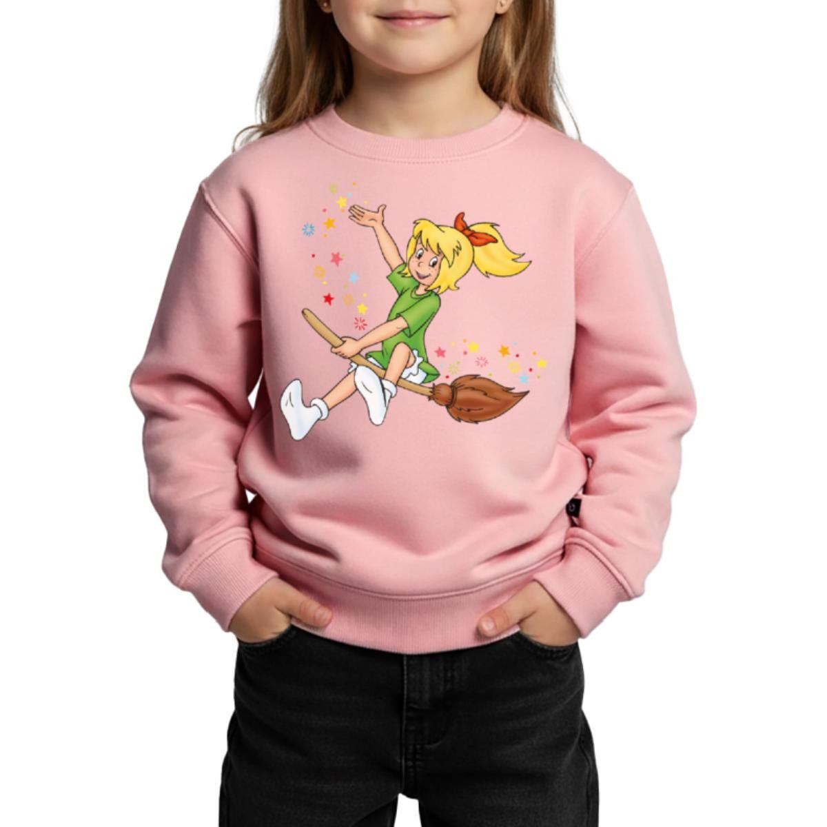 Spreadshirt Sweatshirt Bibi Blocksberg Fliegt Auf Kartoffelbrei Kinder Premium Pullover (1-tlg) Regular Fit
