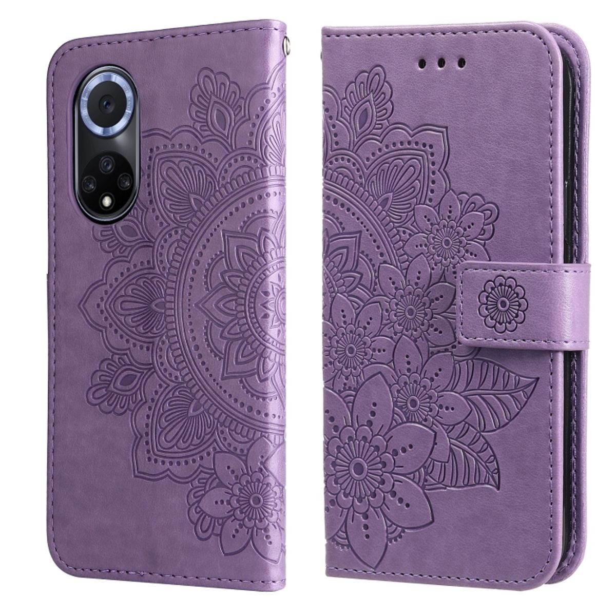 König Design Handyhülle Honor Honor 50, Schutzhülle Schutztasche Case Cover Etuis Wallet Klapptasche Bookstyle